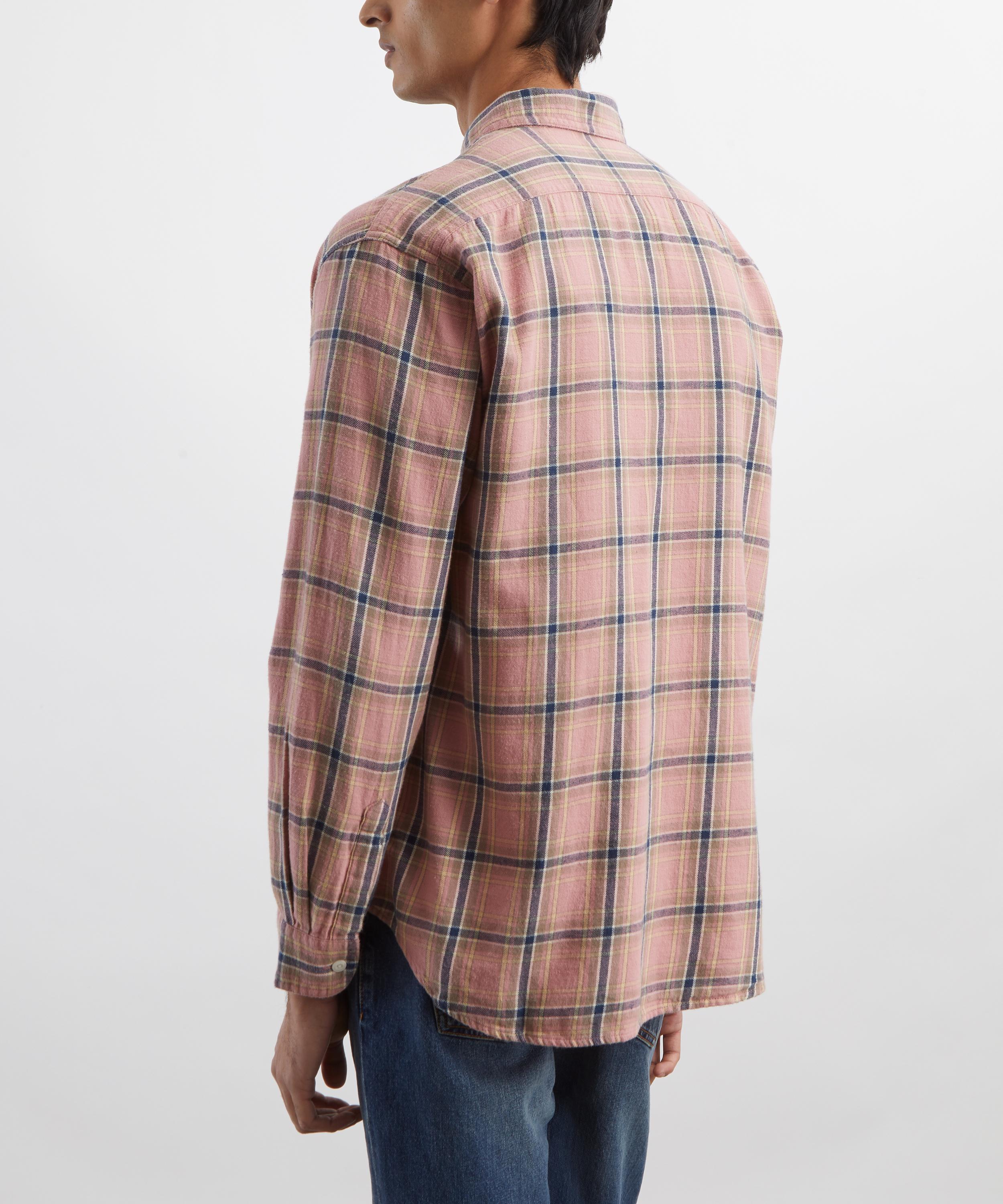 Nudie Jeans - Julian Checked Pink Shirt image number 3