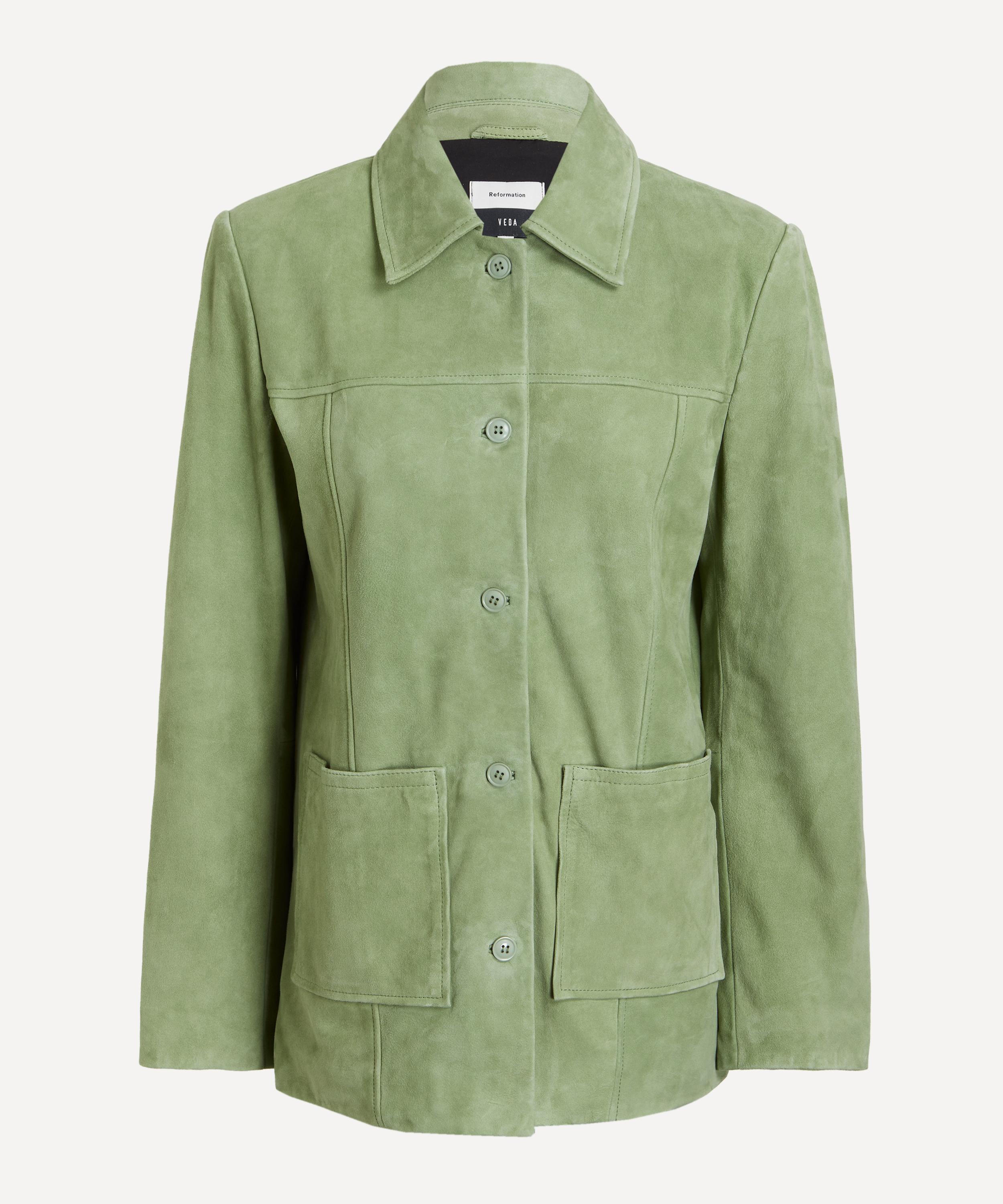 Reformation - Veda Lincoln Suede Shirt Jacket
