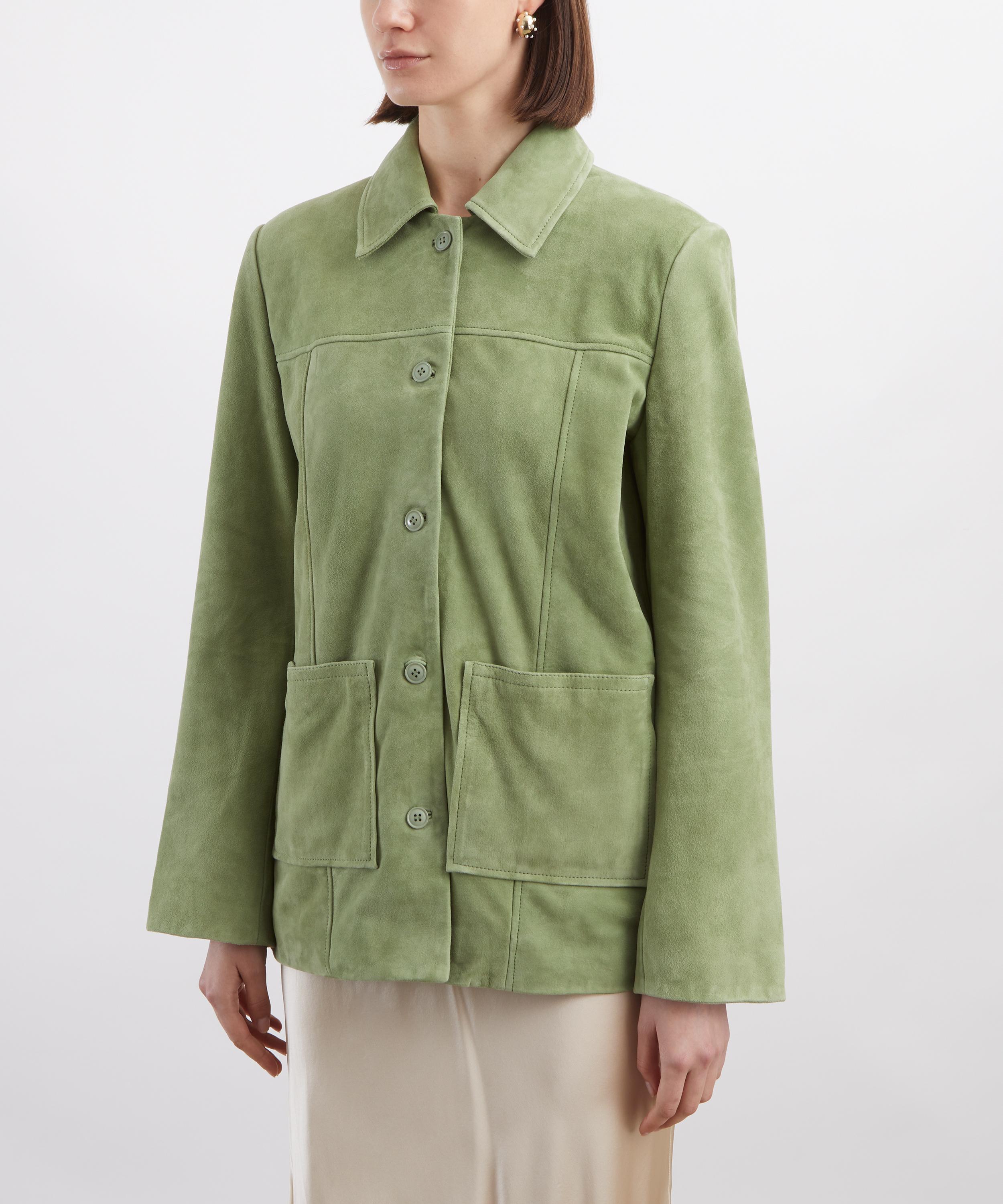 Reformation - Veda Lincoln Suede Shirt Jacket image number 2