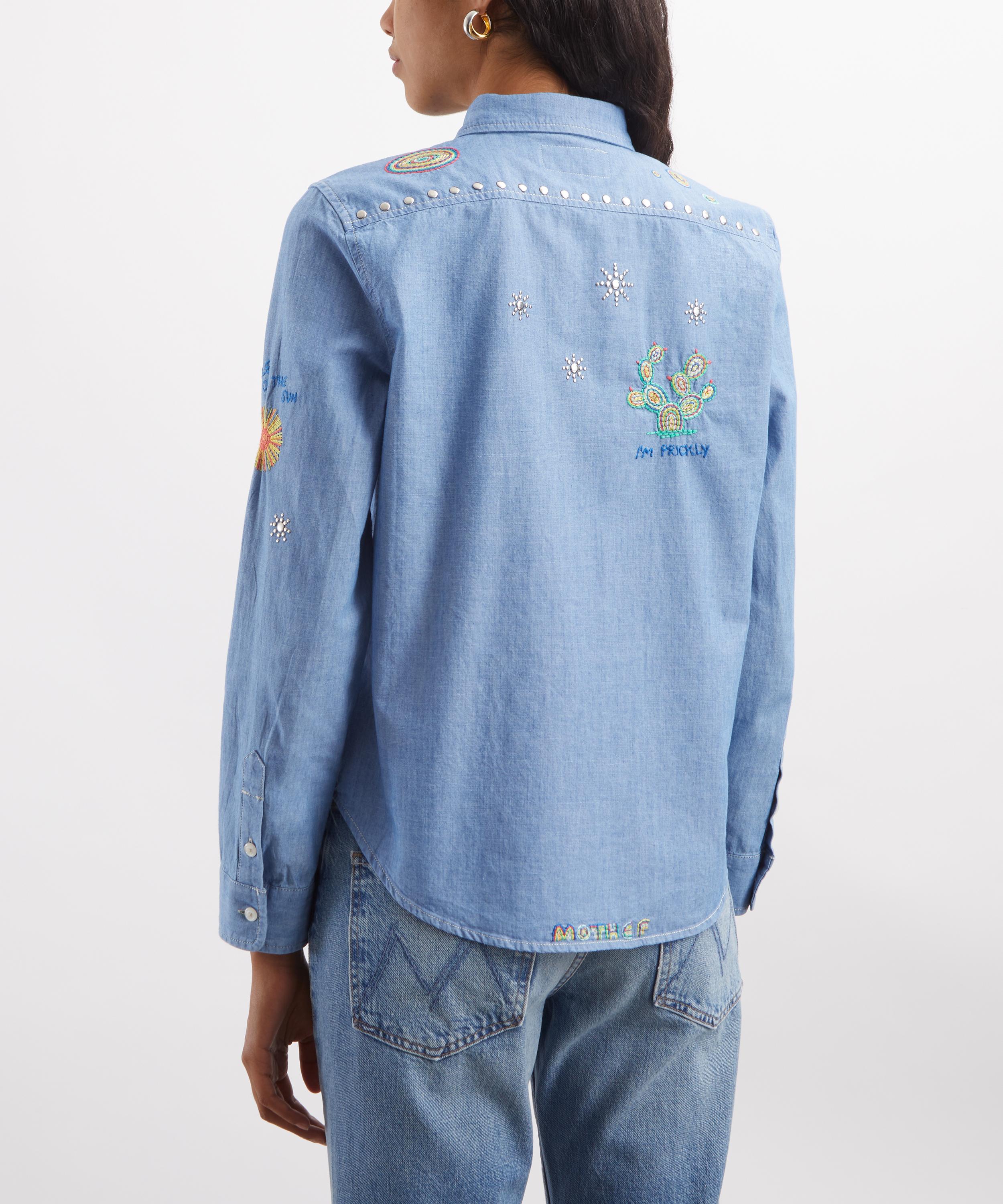 Mother - The Foxy Boxy Embroidered Shirt image number 3