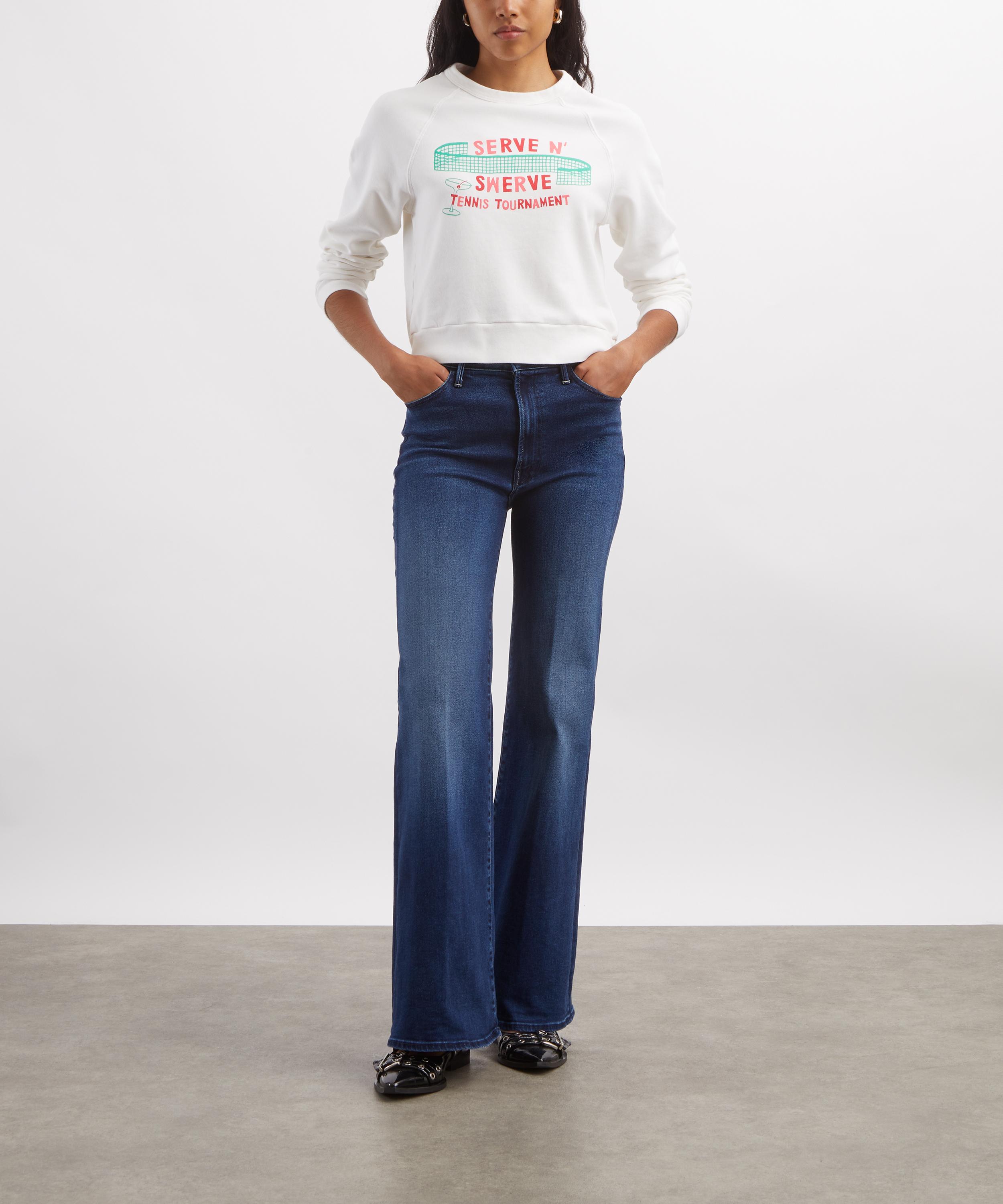 Mother - The Hustler Roller Sneak Flared Jeans image number 1