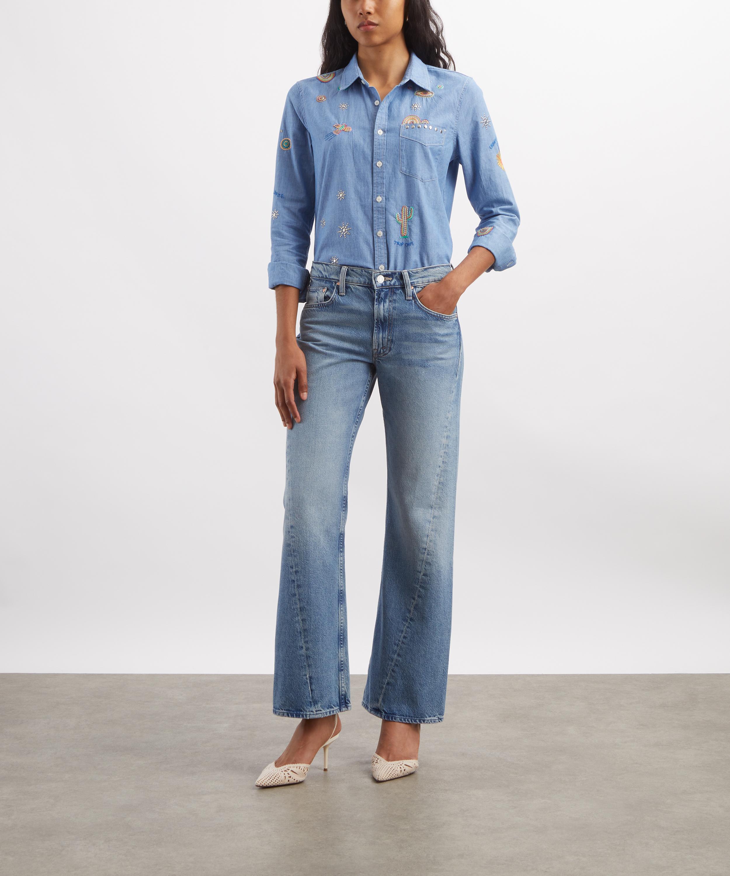 Mother - The Bookie Twist Jeans in Leap at the Chance image number 1