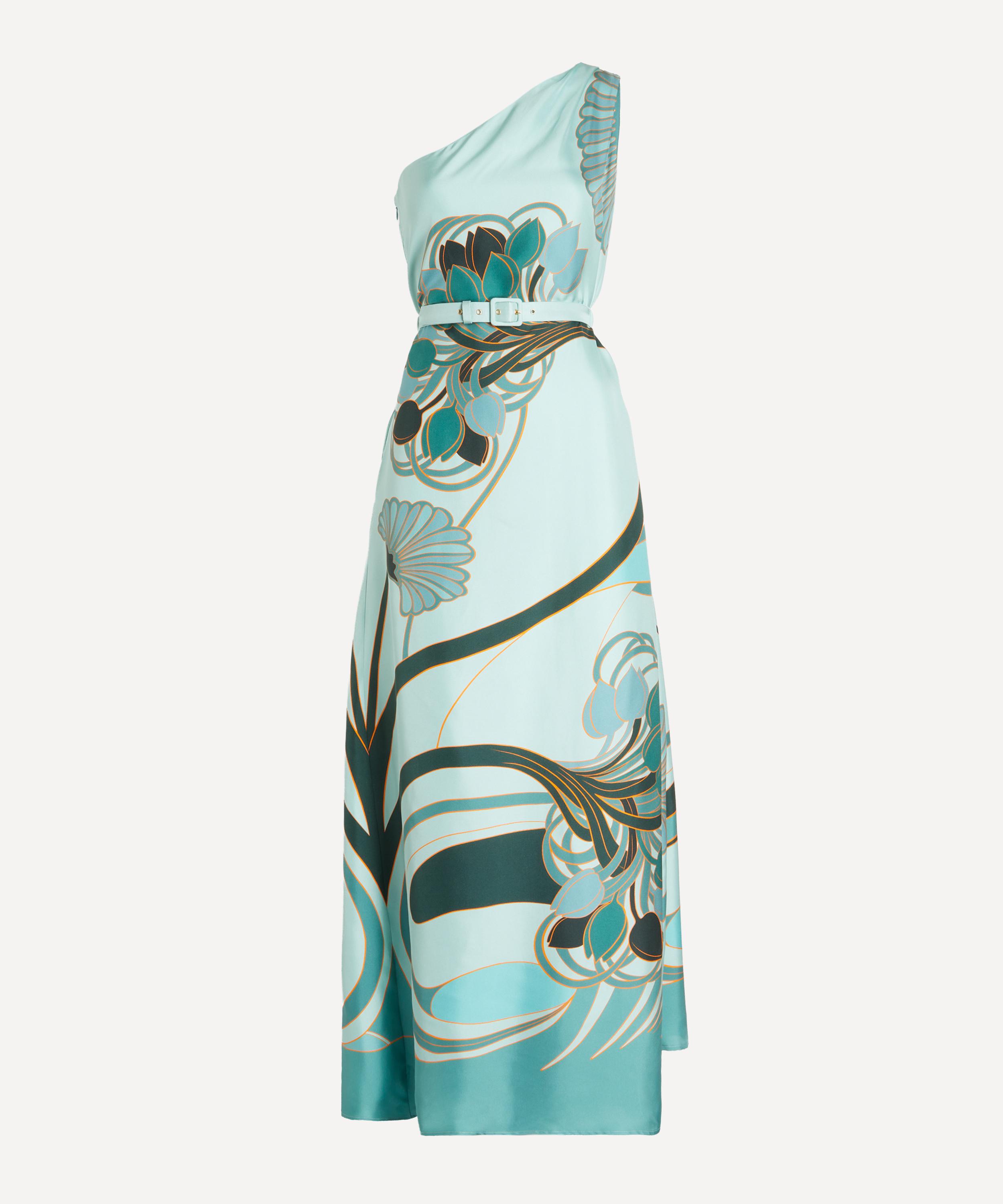 La DoubleJ - Roy Blooming Tulip Plac&eacute;e Mint Dress