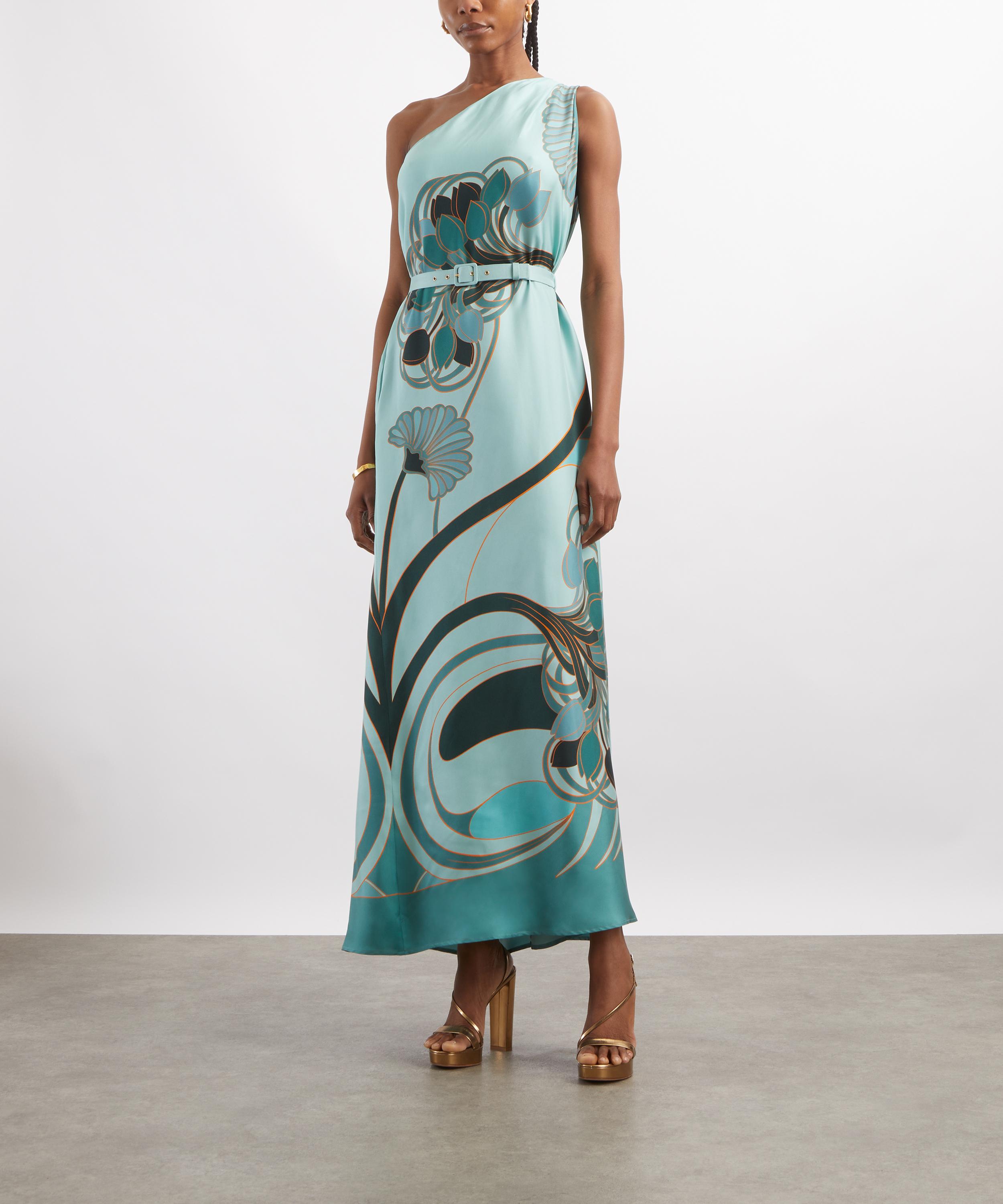 La DoubleJ - Roy Blooming Tulip Plac&eacute;e Mint Dress image number 2