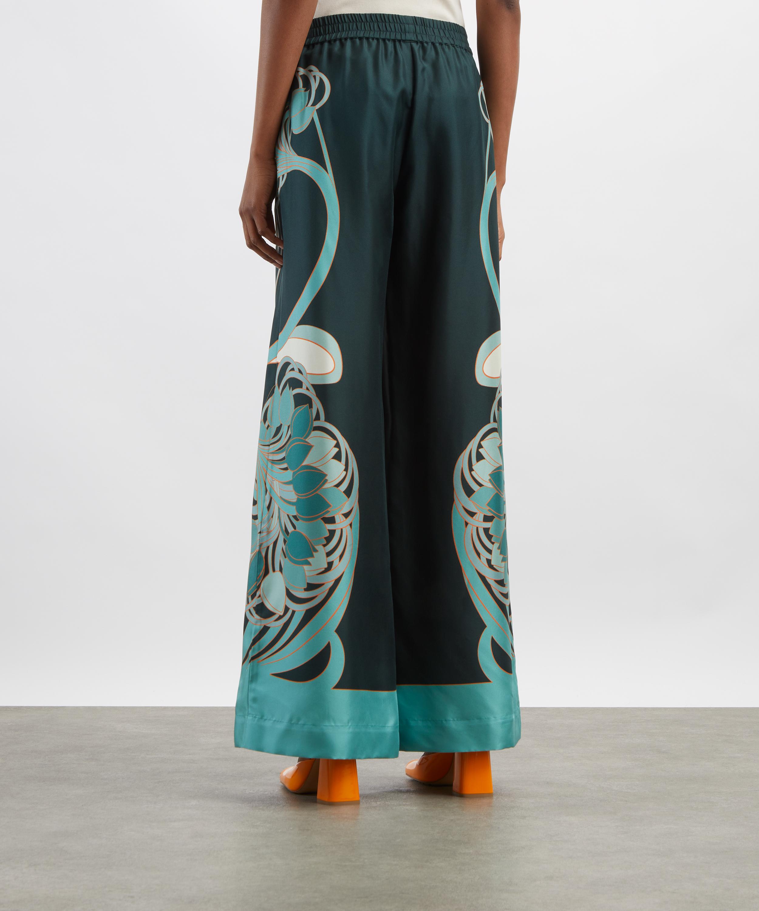 La DoubleJ - Palazzo Plac&eacute;e Wide-Leg Trousers image number 3