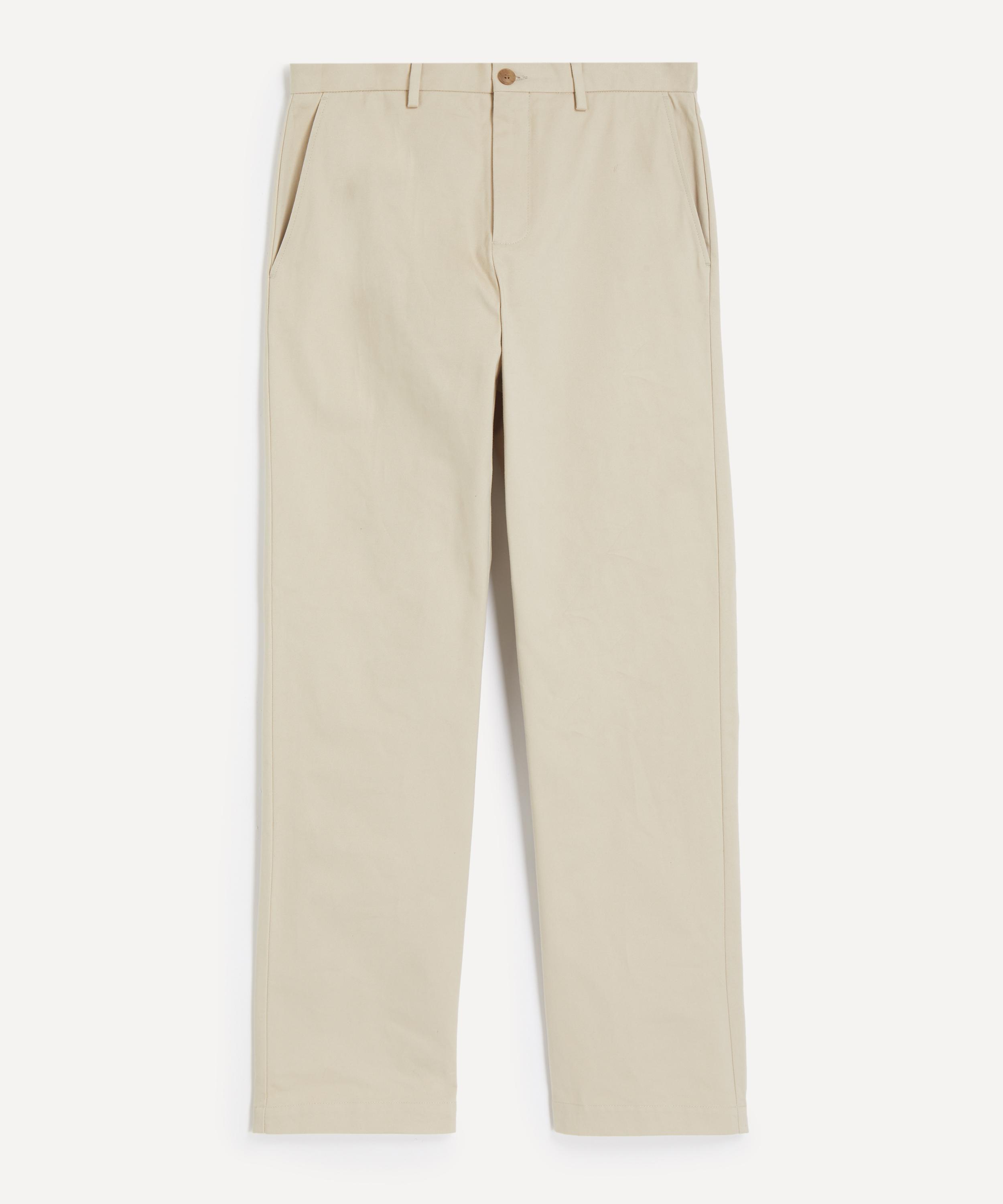 Sunspel - Cotton Drill Light Stone Trousers