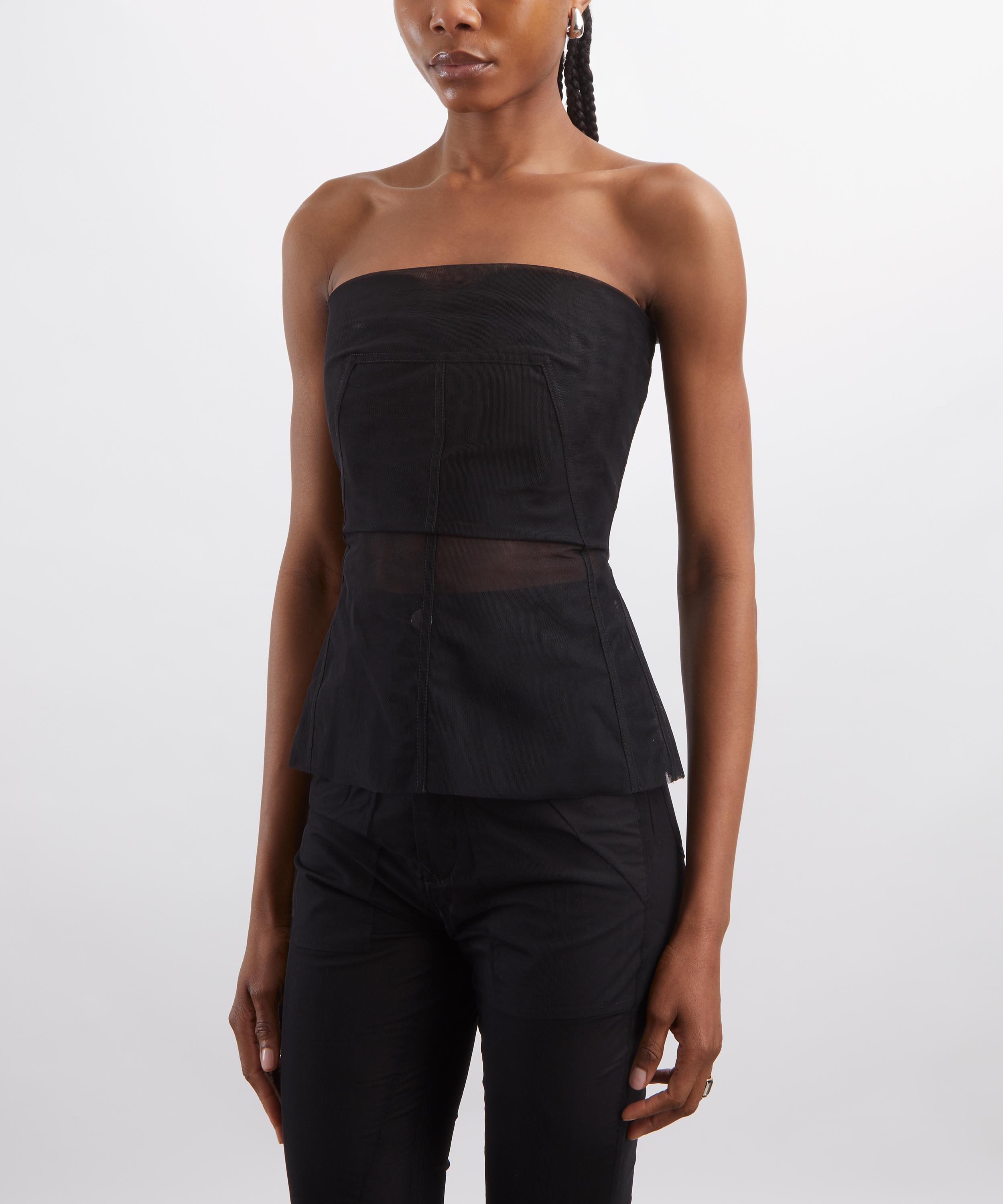Rick Owens - Black Bustier Top image number 2