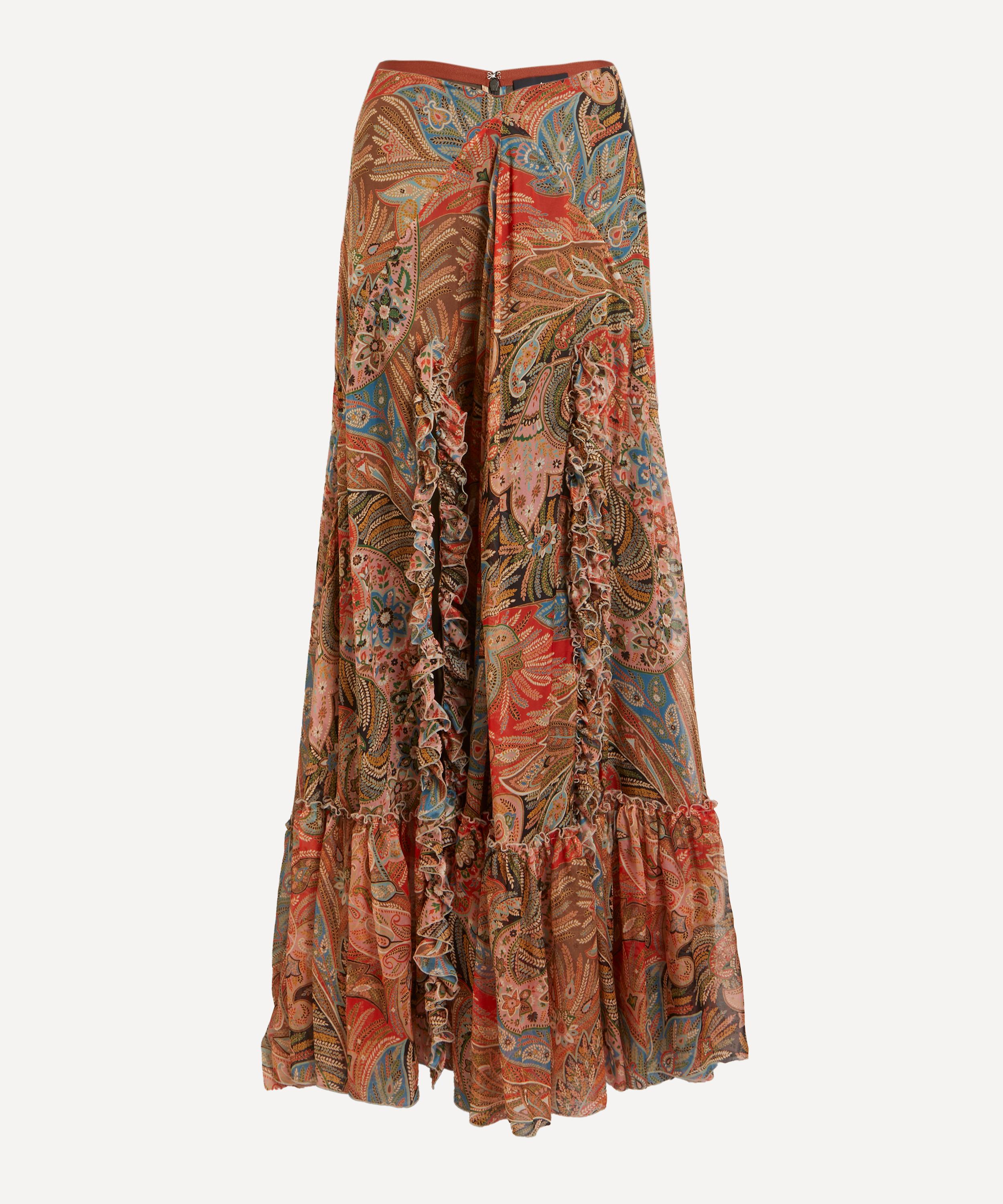 Etro - Paisley Silk Maxi Skirt