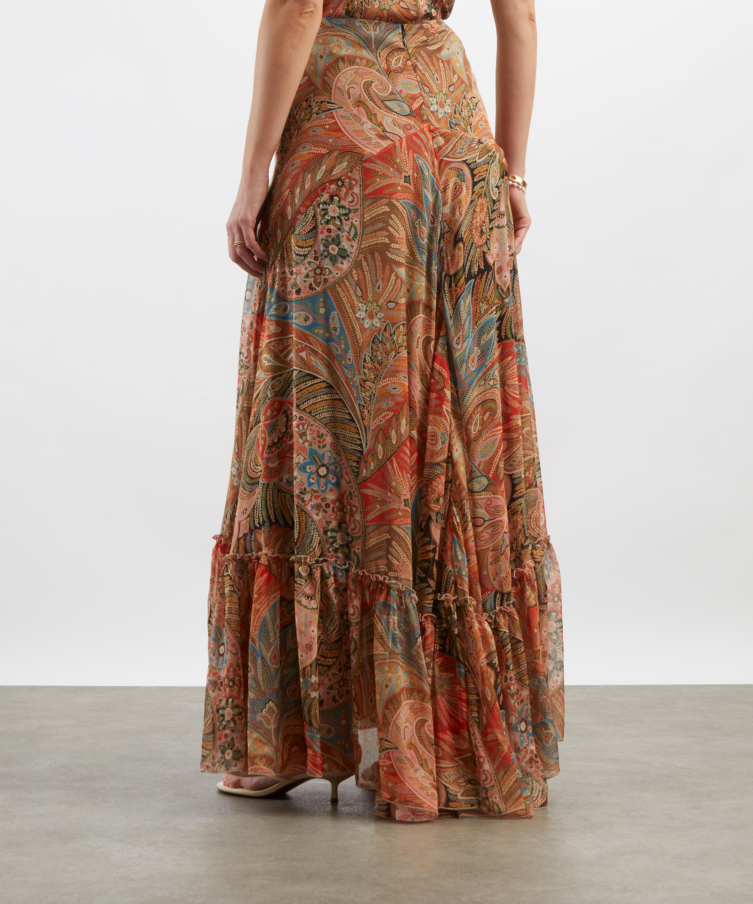 Etro - Paisley Silk Maxi Skirt image number 3