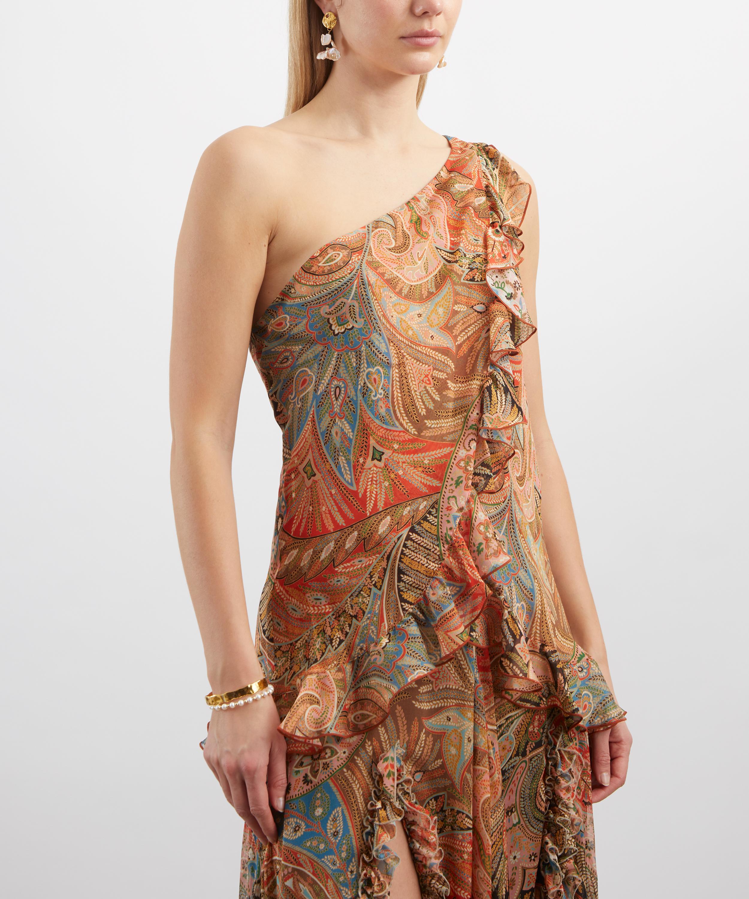 Etro - Paisley Silk Single-Shoulder Top image number 2