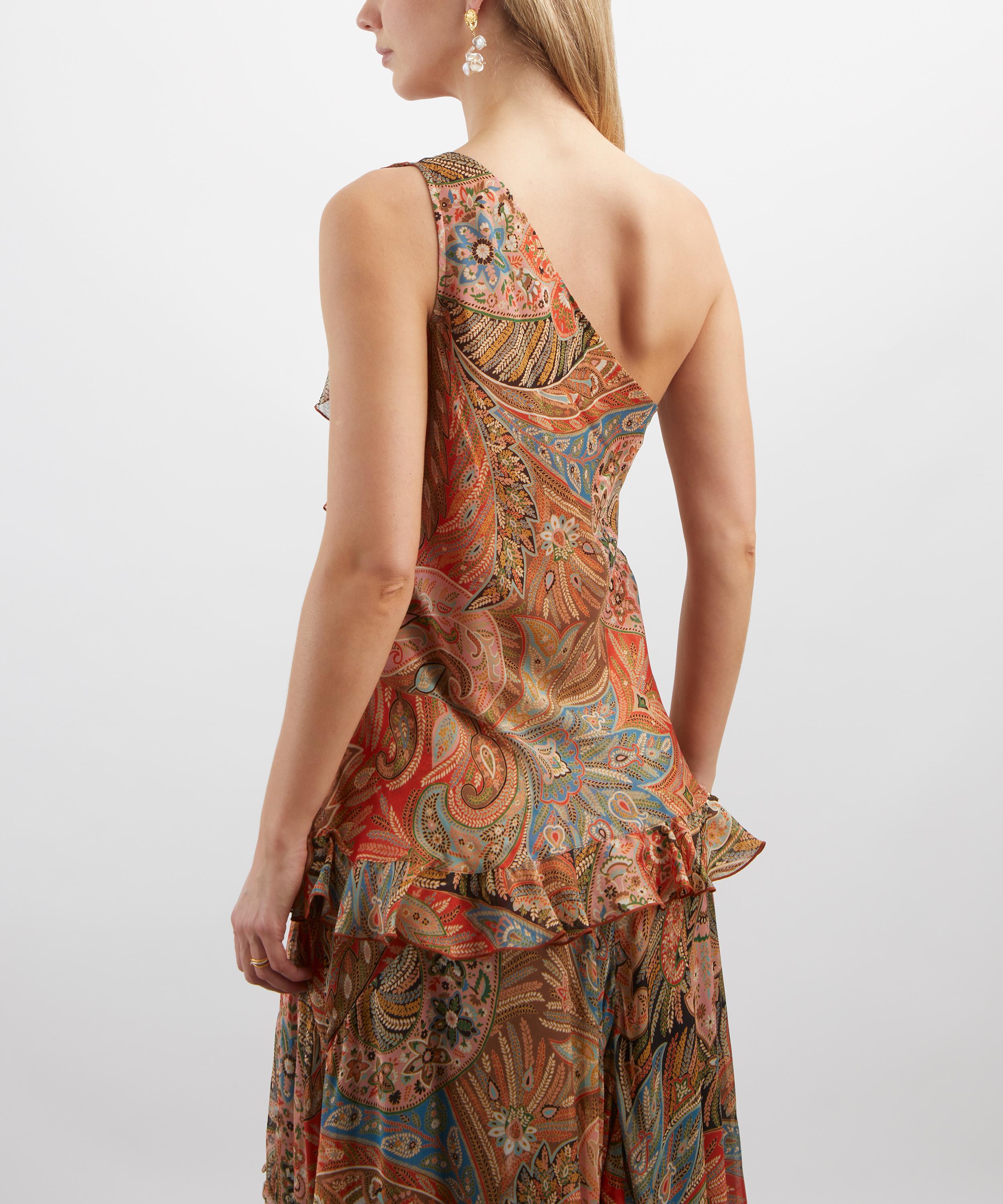 Etro - Paisley Silk Single-Shoulder Top image number 3