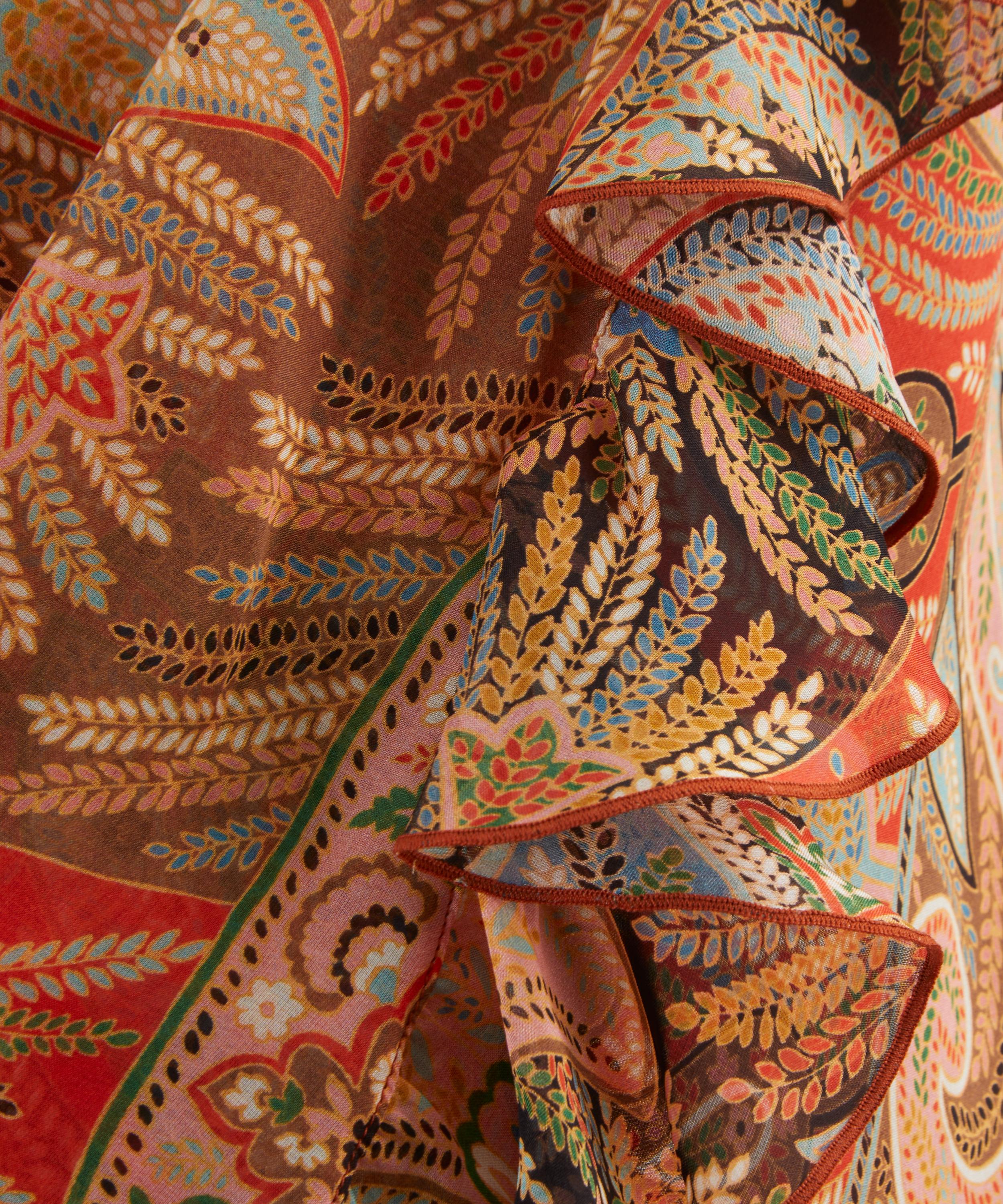 Etro - Paisley Silk Single-Shoulder Top image number 4