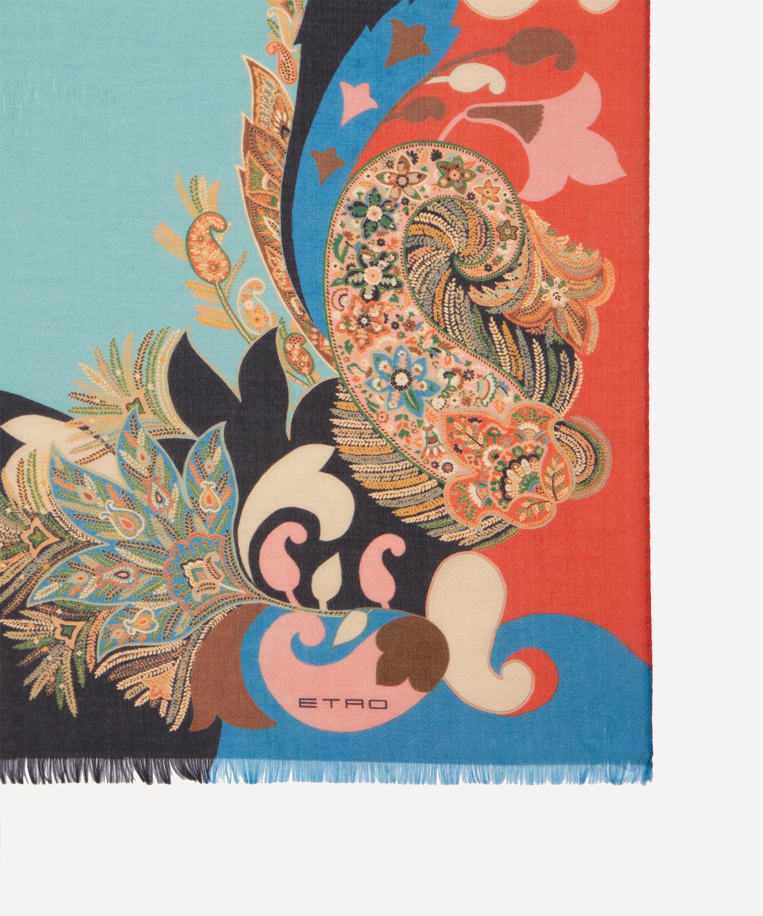 Etro Floral Paisley Jacquard Scarf | Liberty