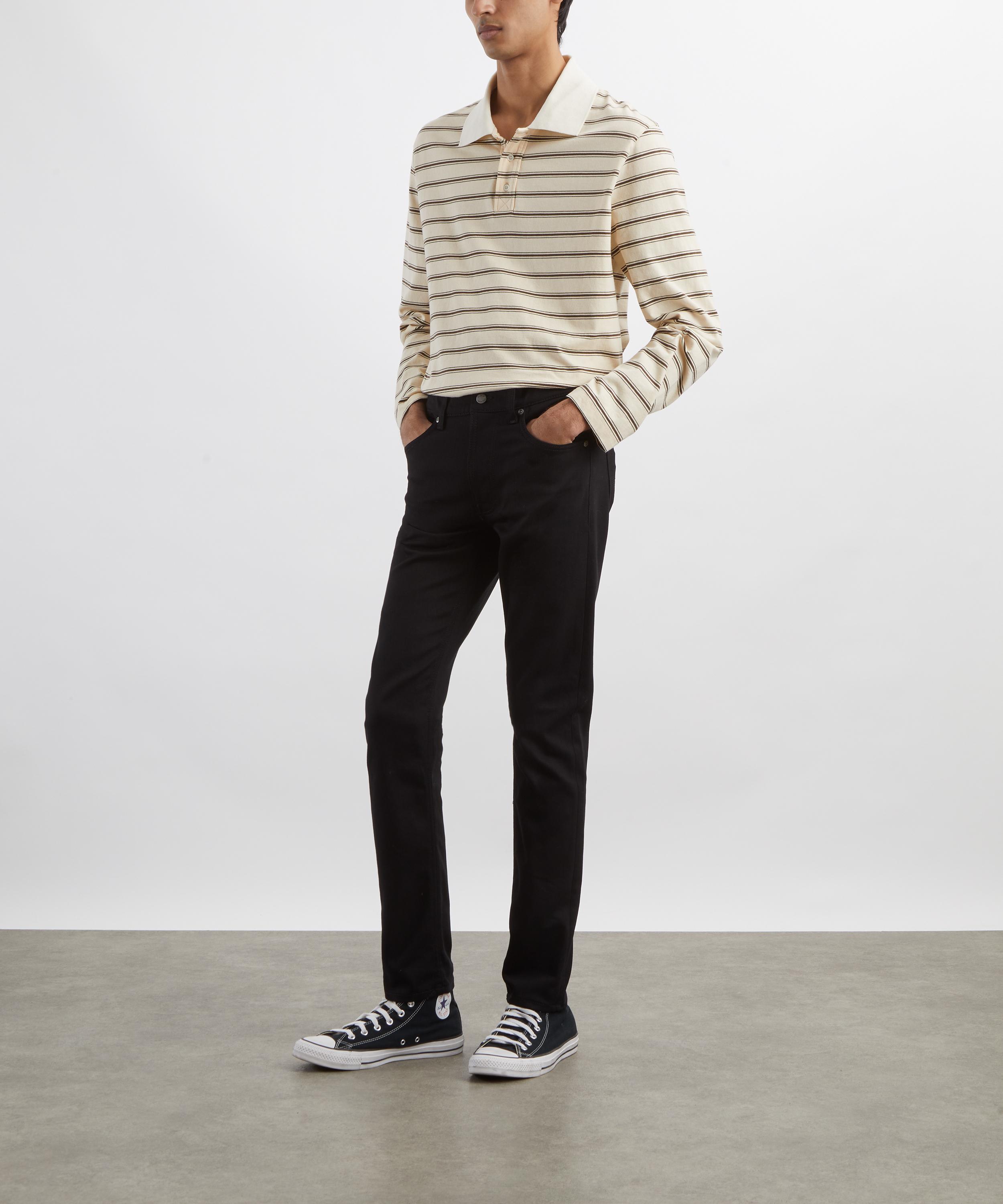 Nudie Jeans - Lean Dean Jeans in Dry Everblack image number 1