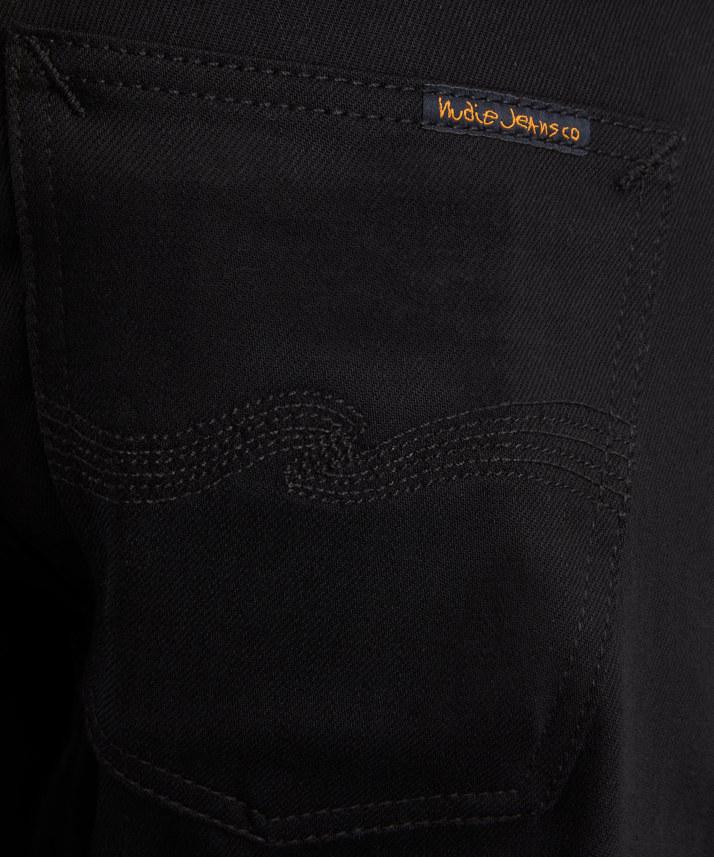 Nudie Jeans - Lean Dean Jeans in Dry Everblack image number 4