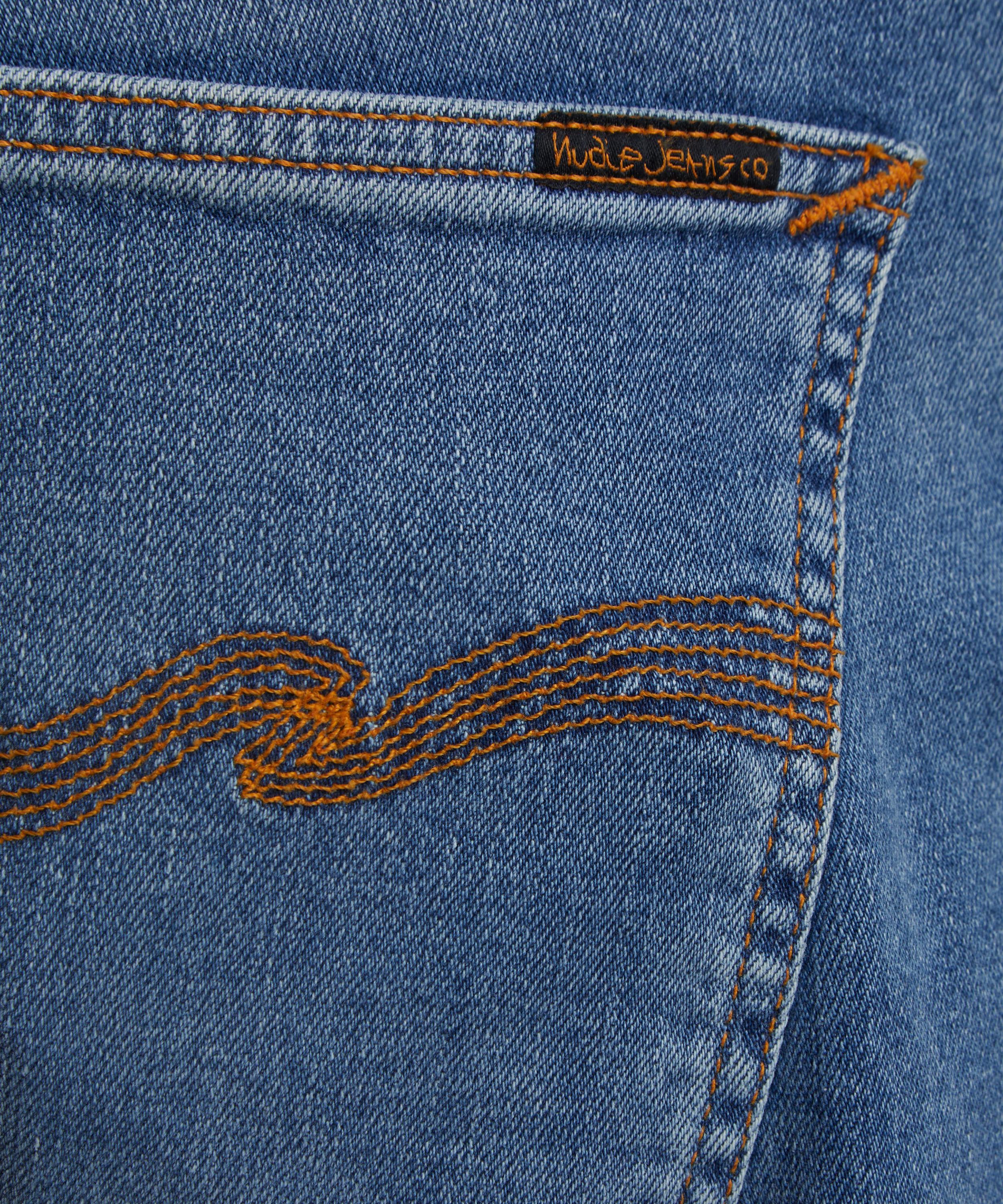 Nudie Jeans - Lean Dean Jeans in Lost Orange image number 4