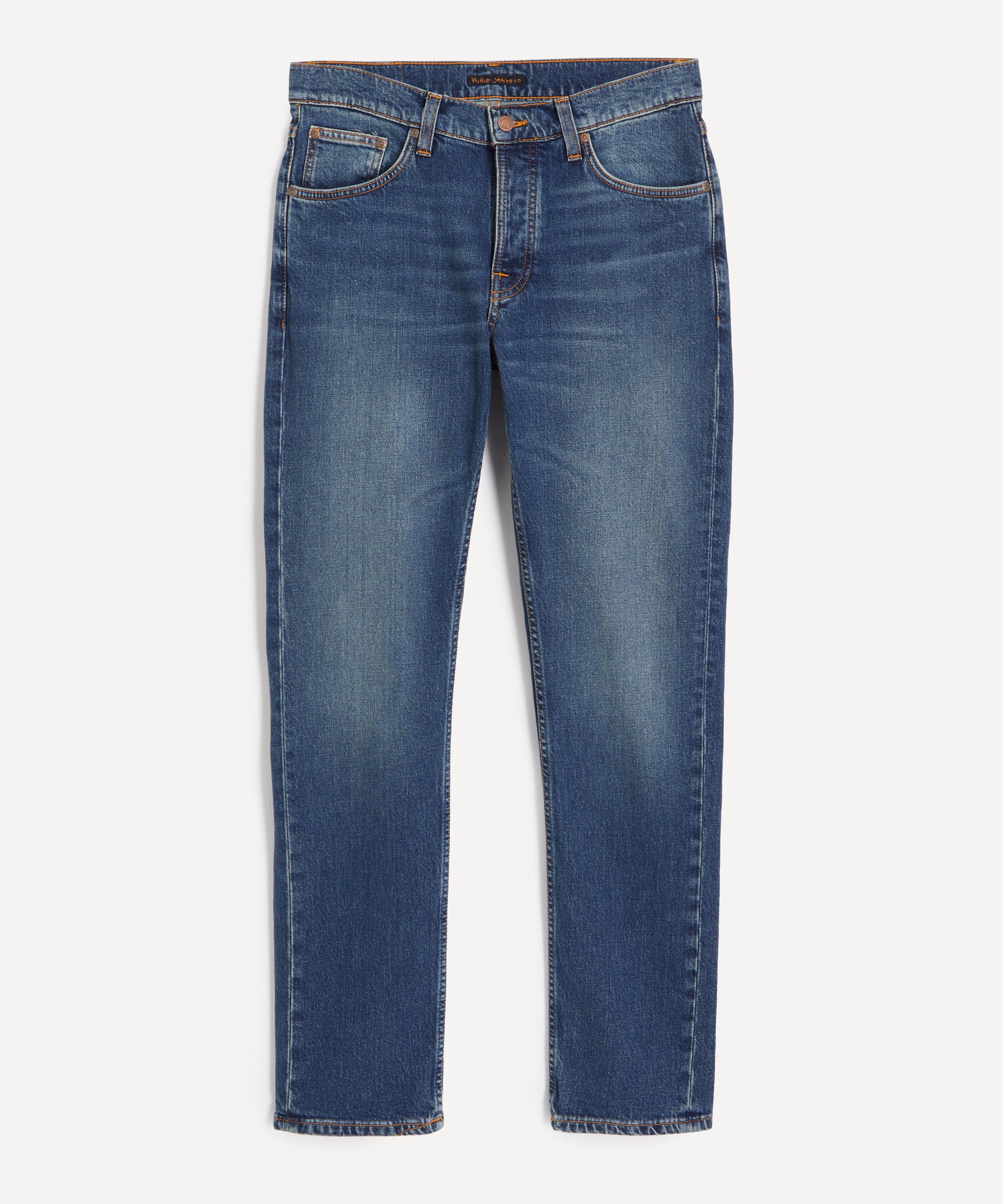 Nudie Jeans - Solid Ollie Slim-Fit Jeans in Wild Blue