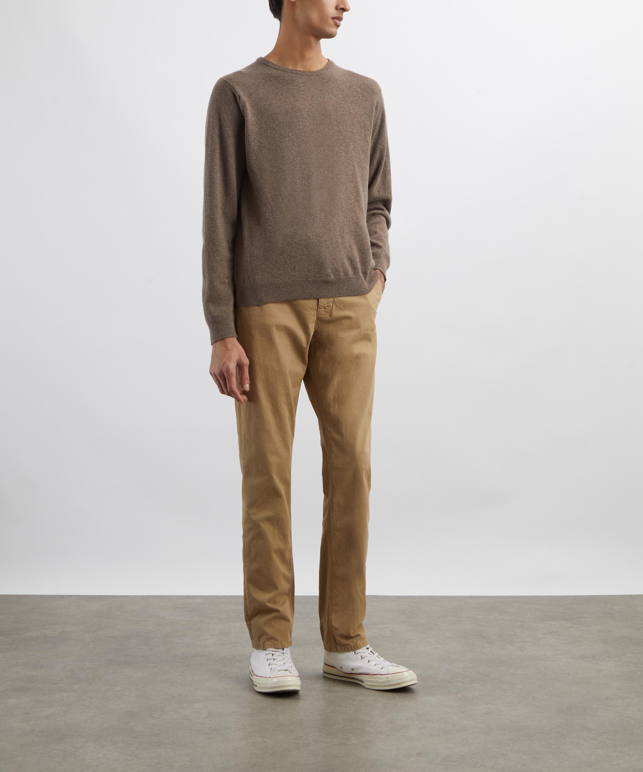 Nudie Jeans - Easy Alvin Beige Chino Trousers image number 1