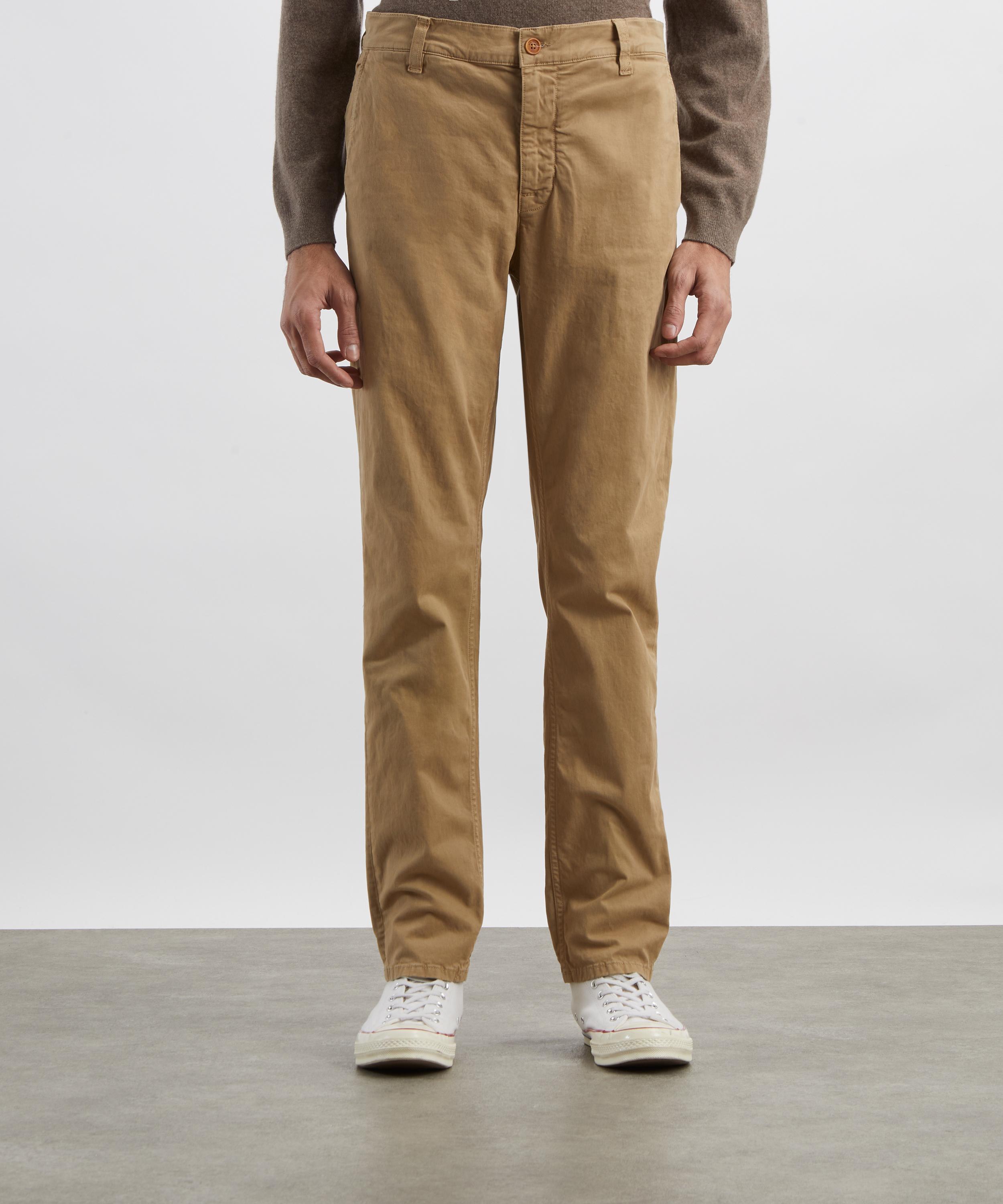 Nudie Jeans - Easy Alvin Beige Chino Trousers image number 2