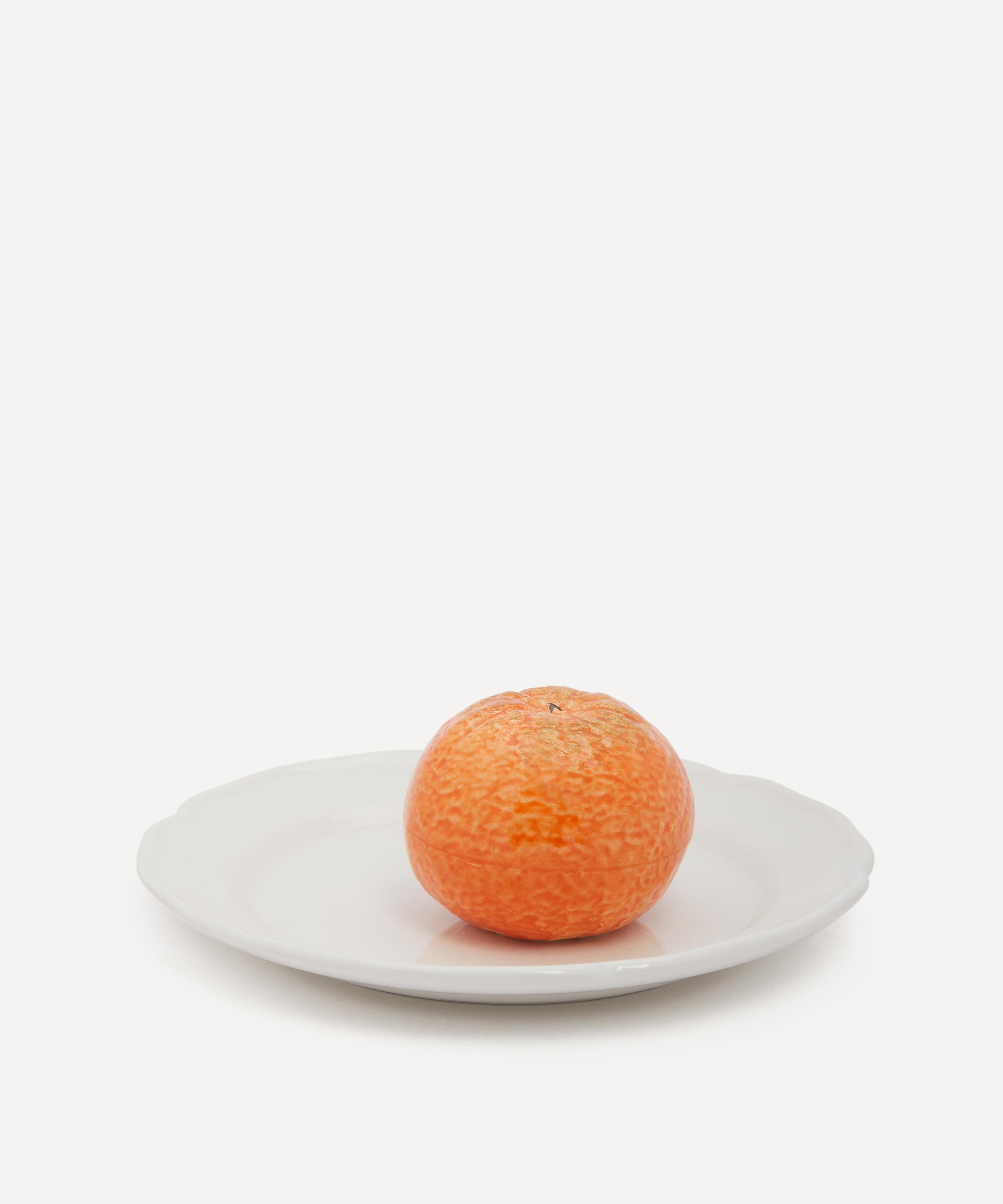 Este Ceramiche - Orange on Bristol Dessert Plate image number 1