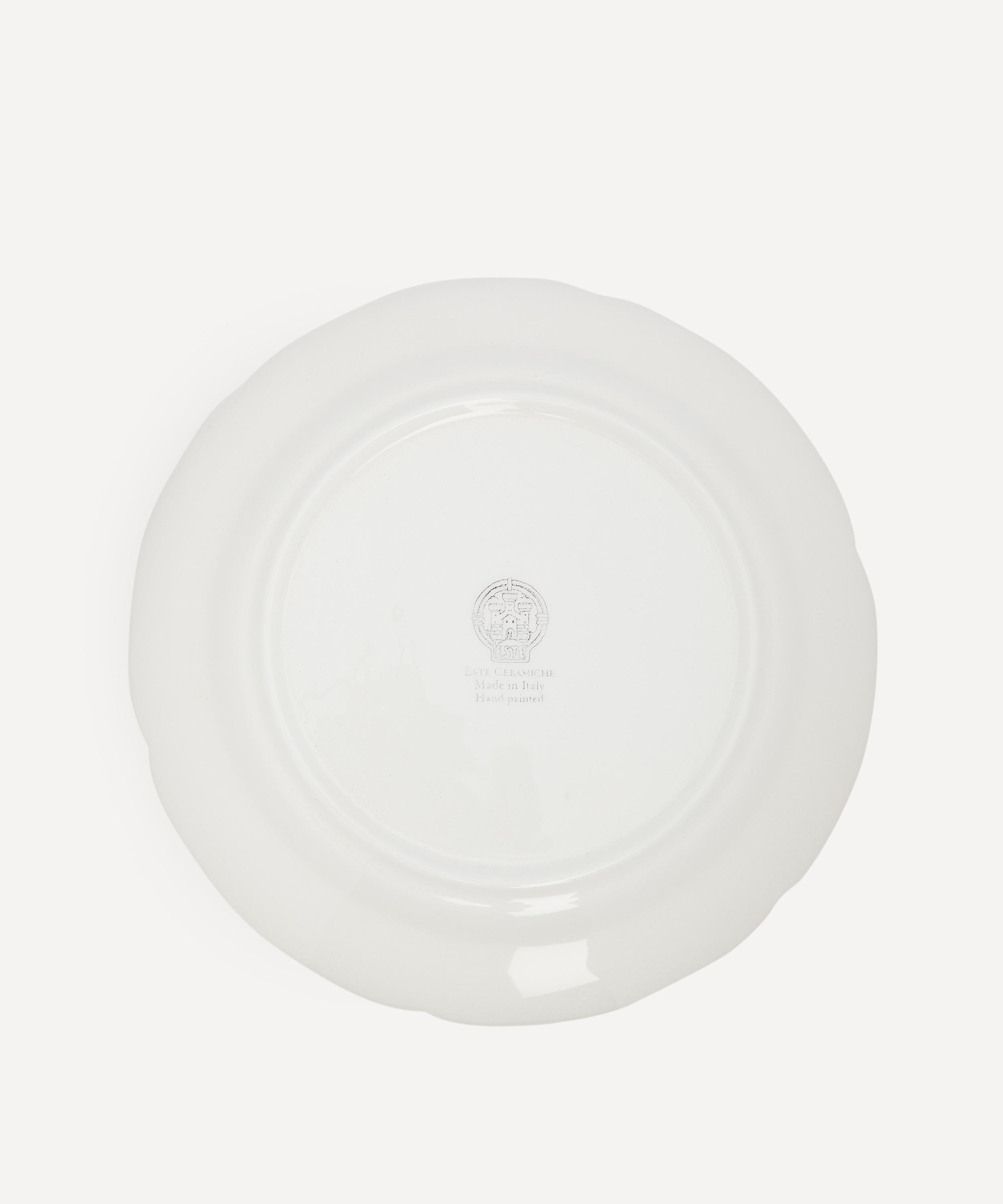 Este Ceramiche - Orange on Bristol Dessert Plate image number 2