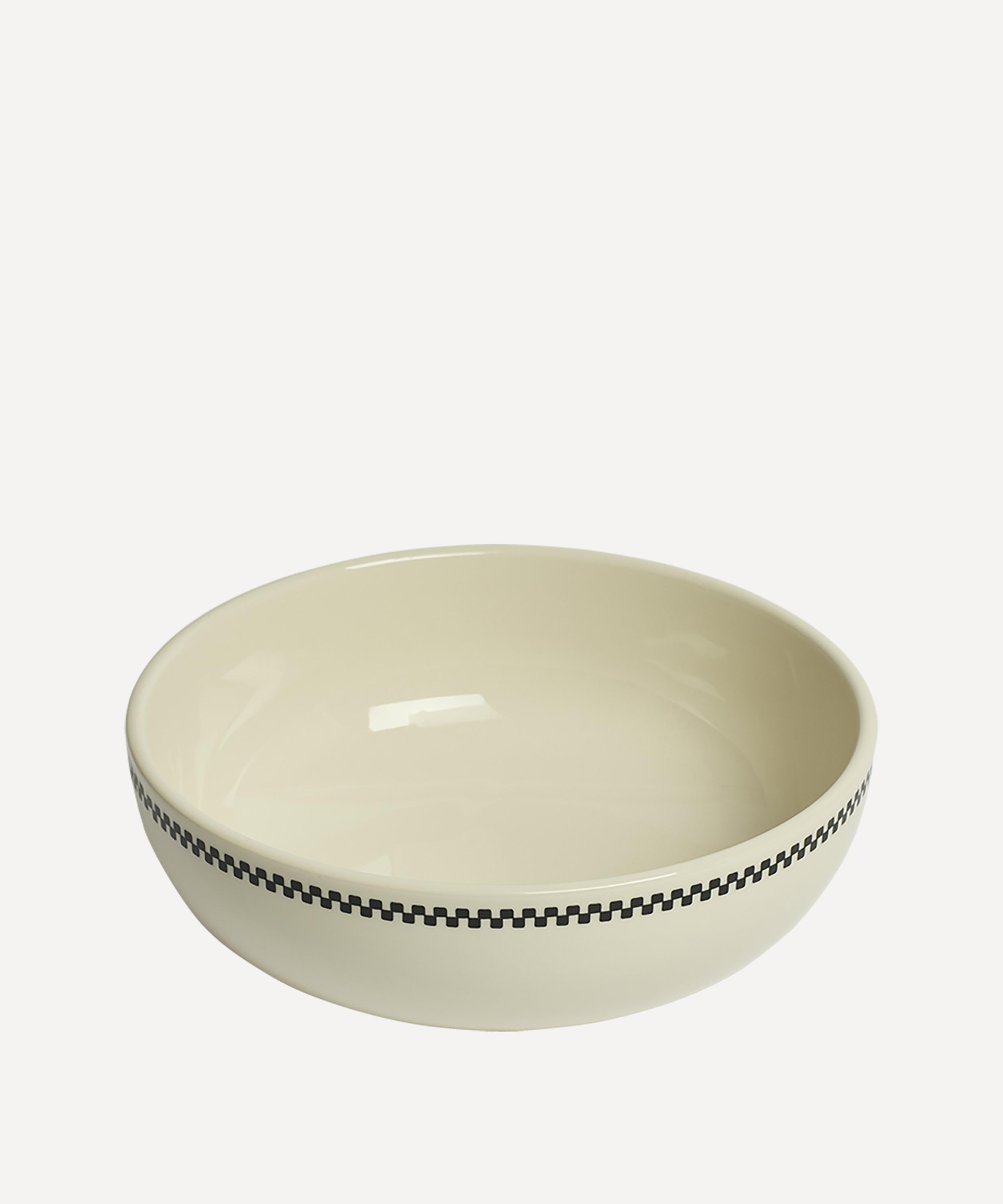 Fishs Eddy - Checkerboard Pasta Bowl image number 2