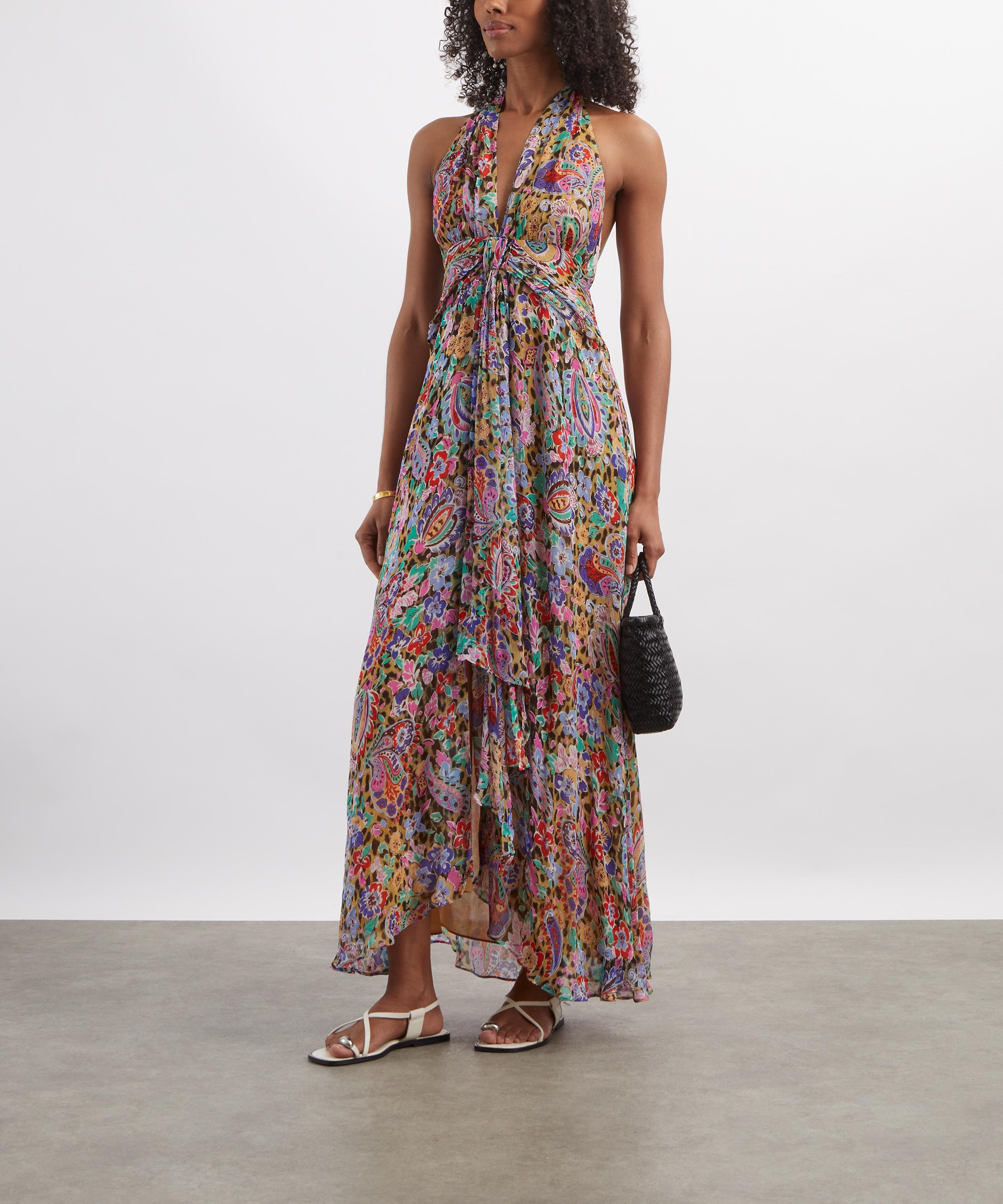 RIXO - Alaina Chiffon Maxi Dress image number 1