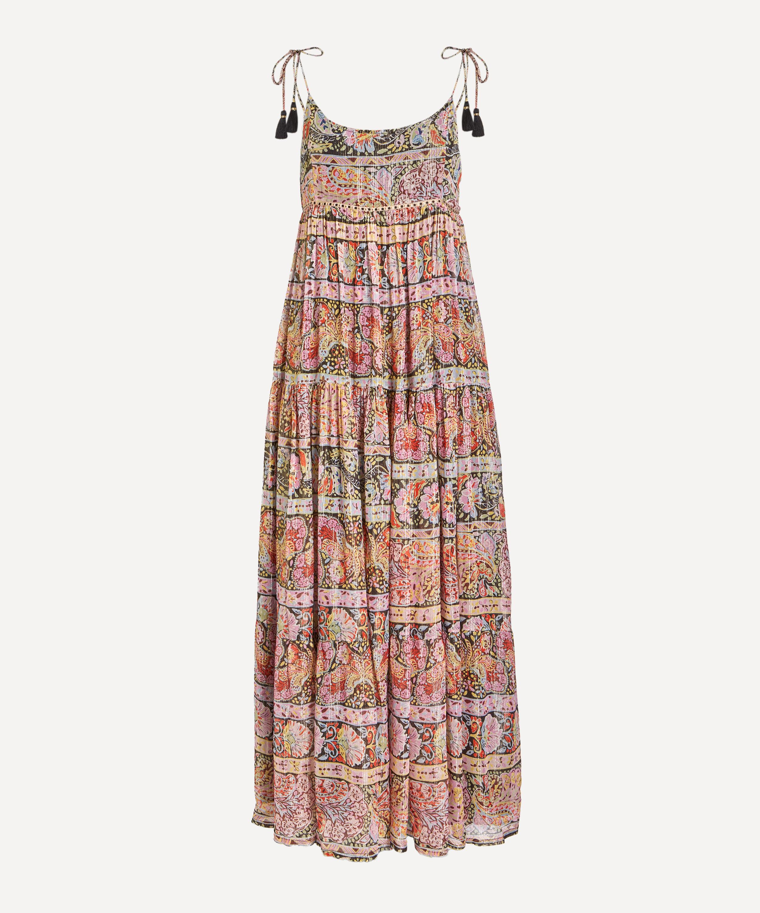 RIXO - Kamilah Lam&eacute; Maxi Dress