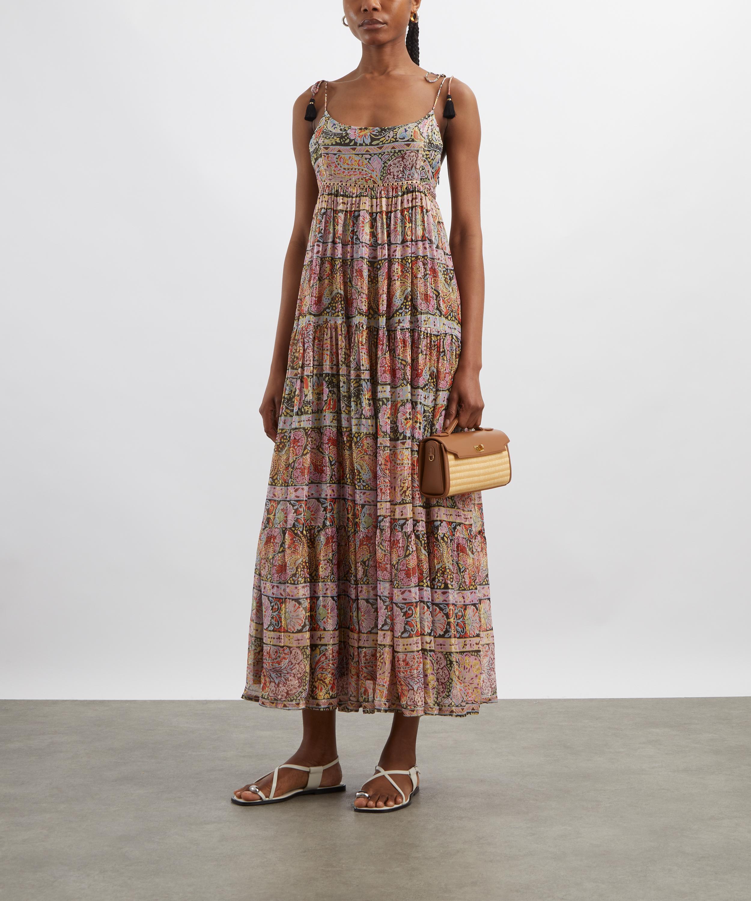 RIXO - Kamilah Lam&eacute; Maxi Dress image number 1
