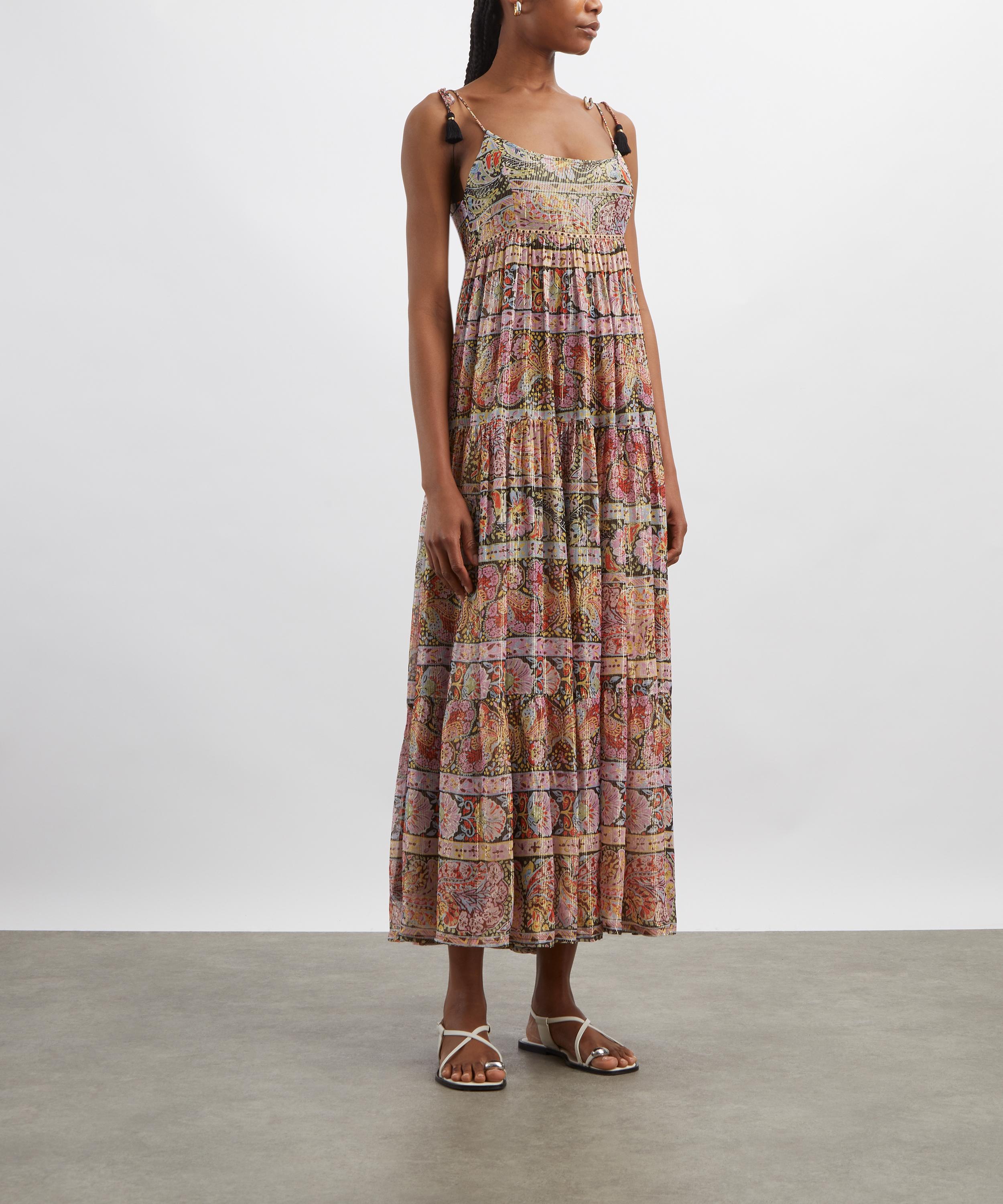 RIXO - Kamilah Lam&eacute; Maxi Dress image number 2