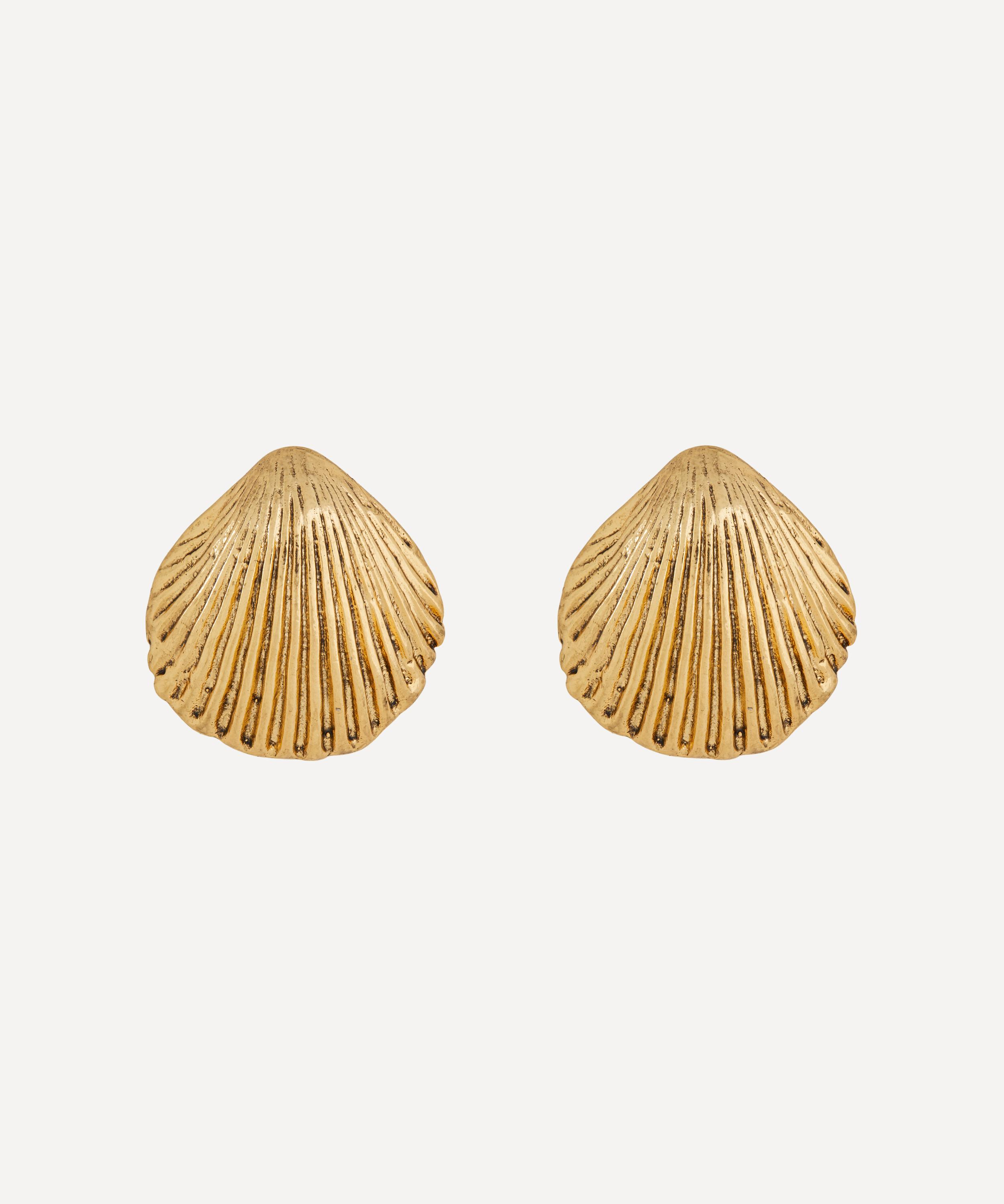 RIXO - 18ct Gold Plated Anouk Star Earrings
