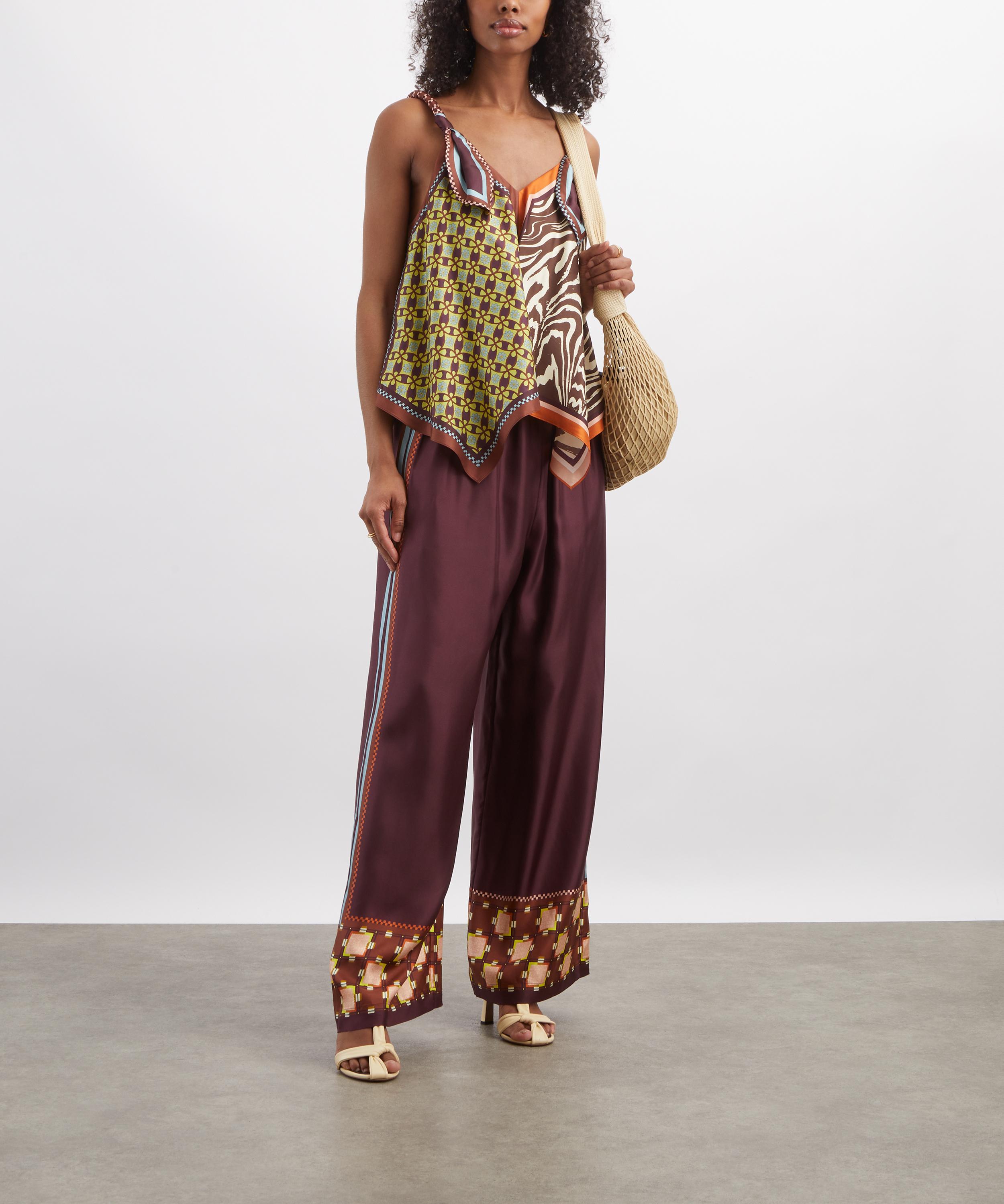 ALÉMAIS - Wilson Silk Trousers image number 1