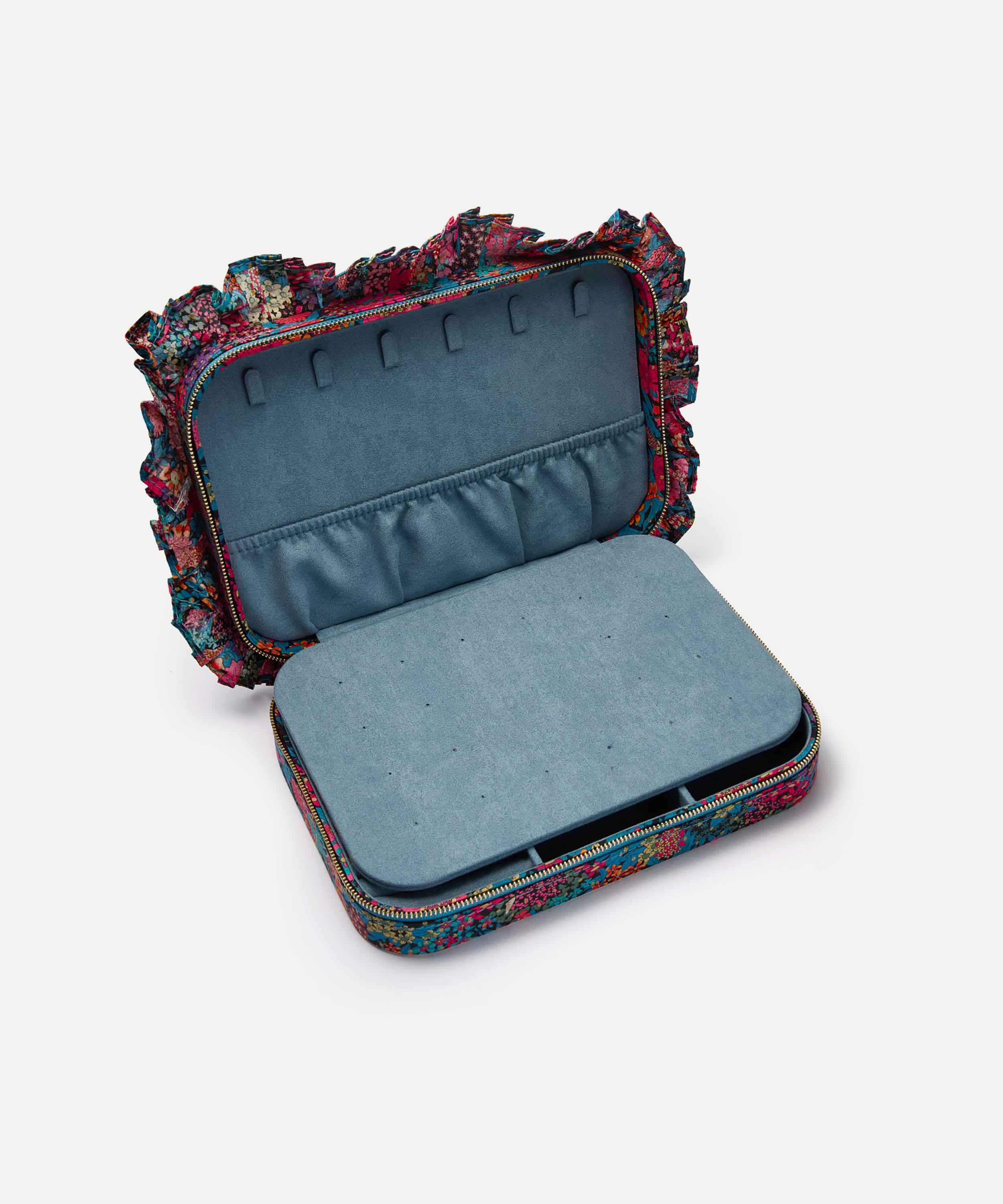 Daisy - Ciara Spot Tana Lawn&trade; Cotton Frill Large Jewellery Case image number 2