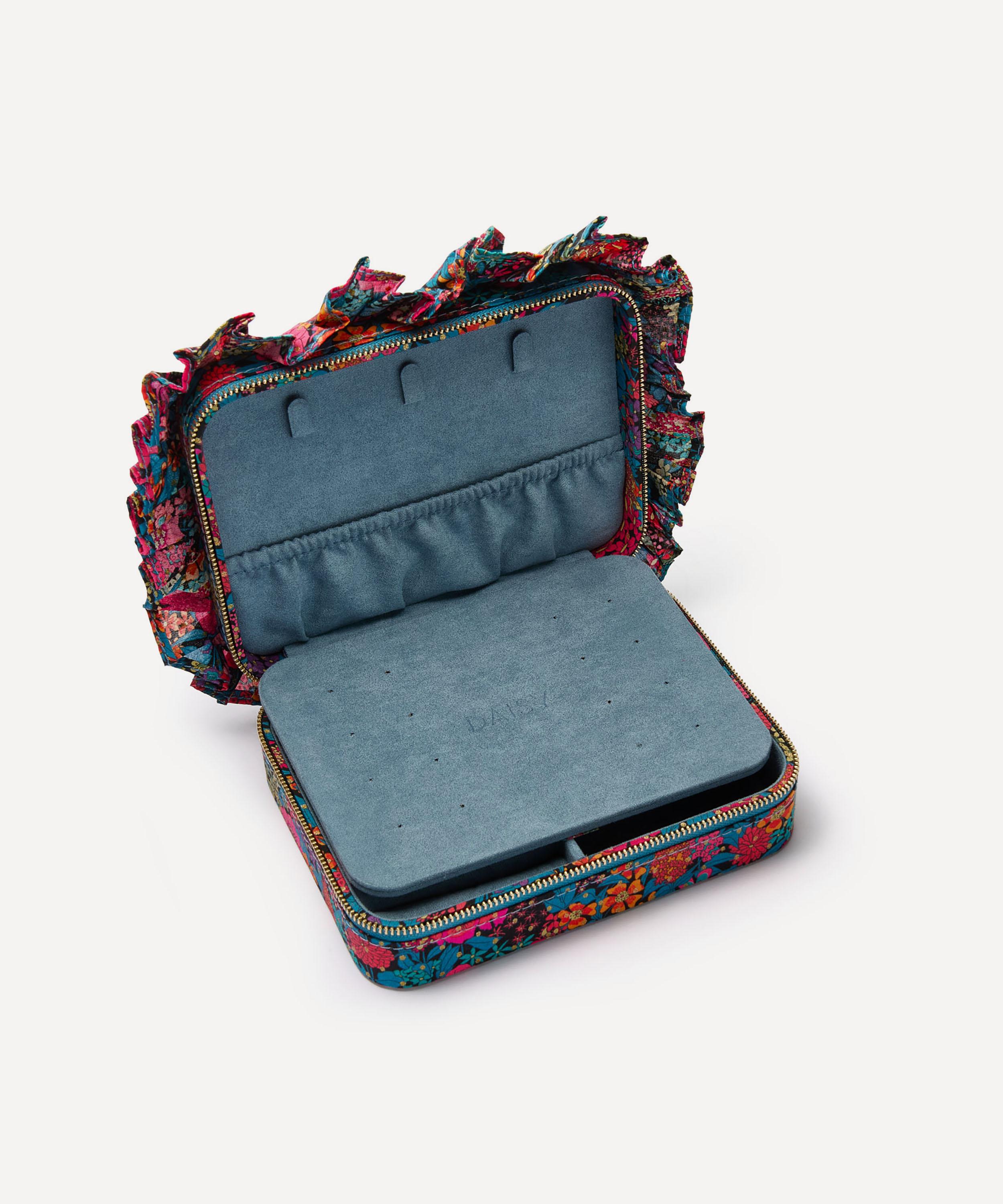 Daisy - Ciara Spot Tana Lawn&trade; Cotton Frill Medium Jewellery Case image number 2