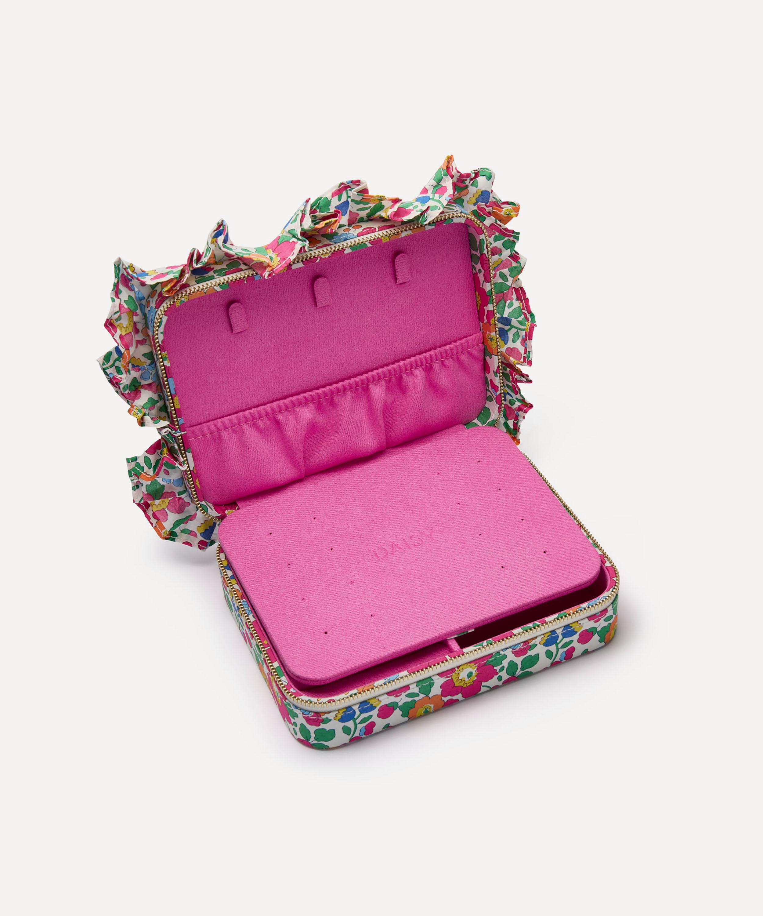 Daisy - Betsy Tana Lawn&trade; Cotton Frill Medium Jewellery Case image number 2