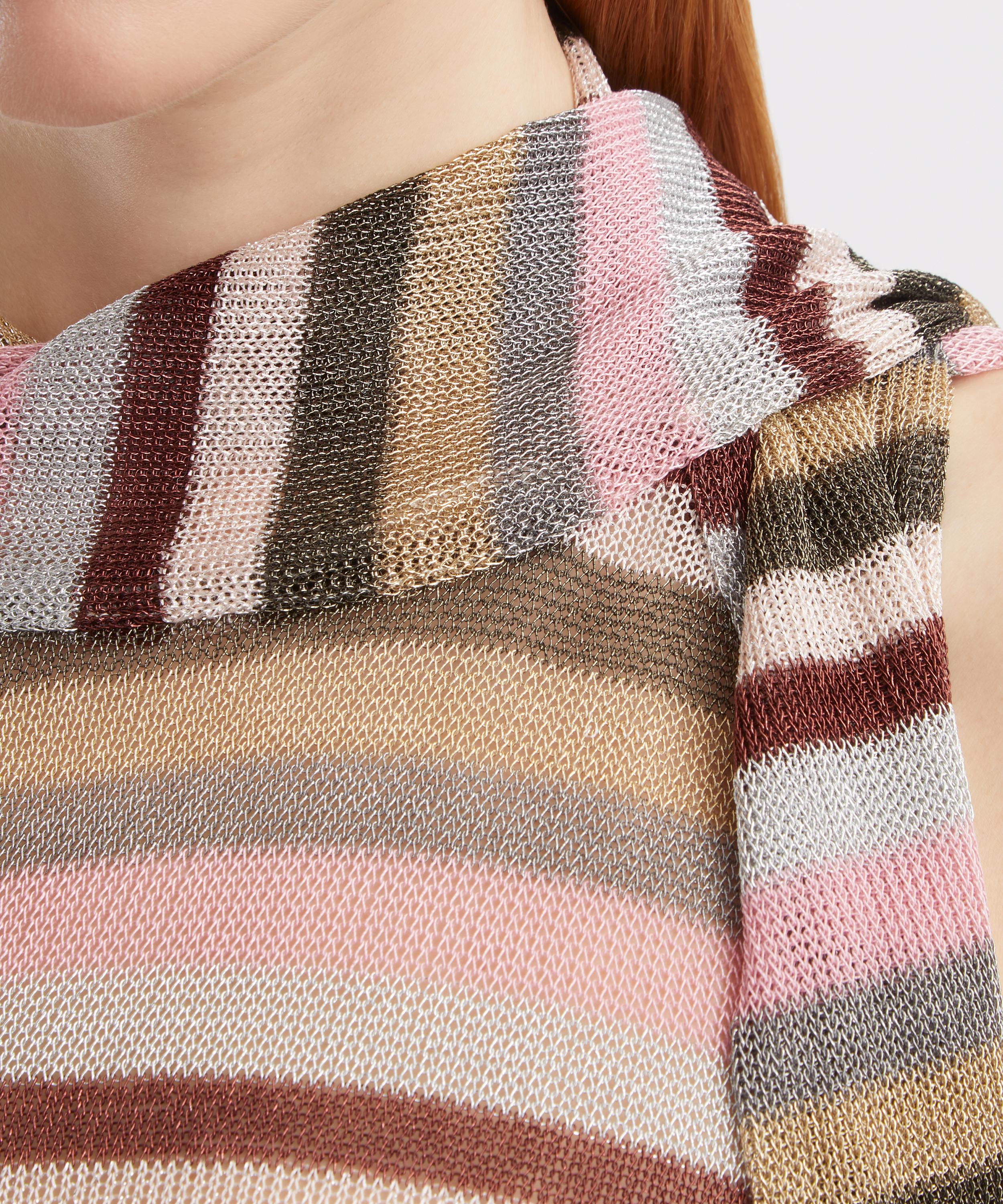 Coloma's - Lora Striped Halter Knit Top image number 4