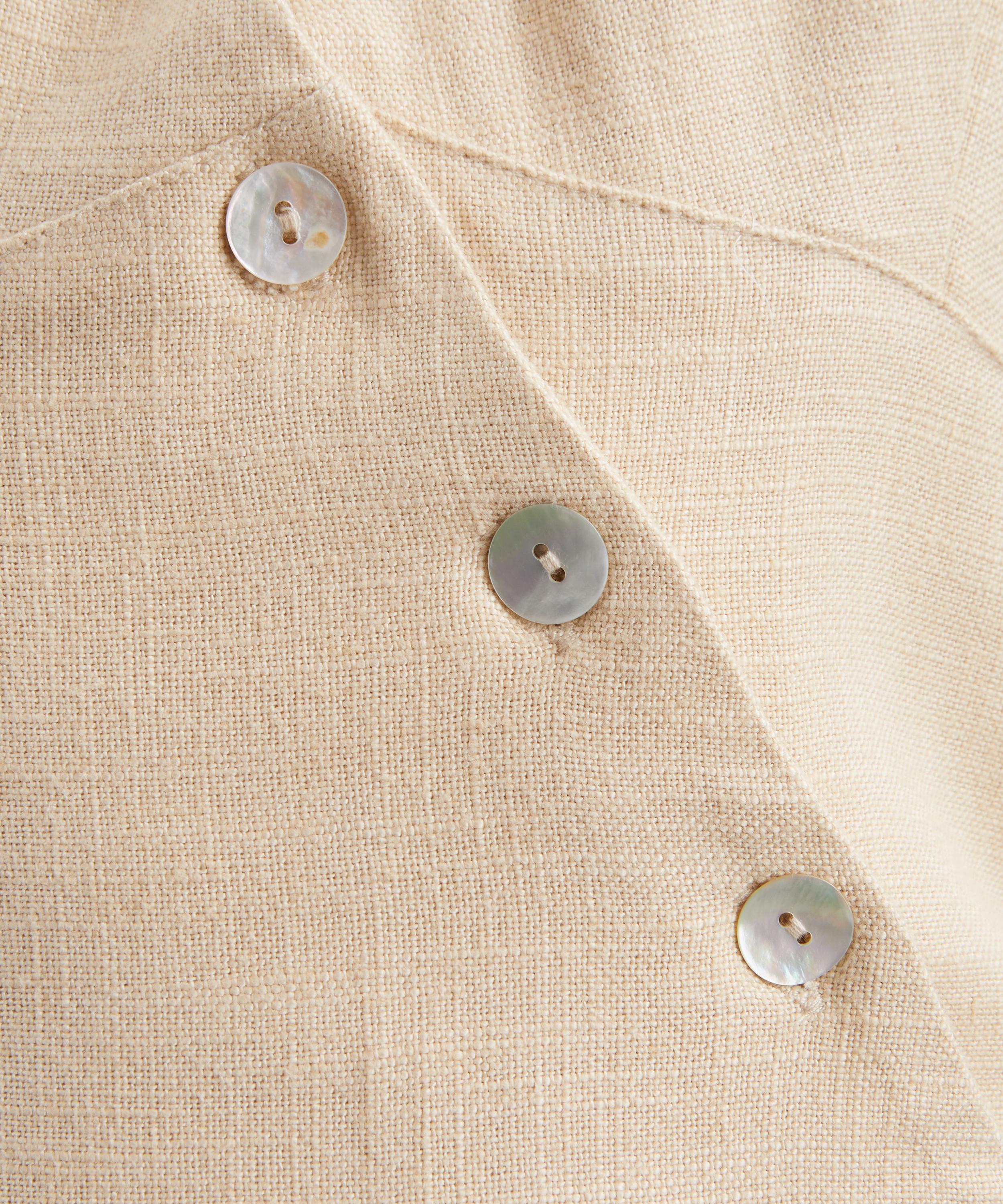 Coloma's - Chloe Beige Structured Halterneck Top image number 4