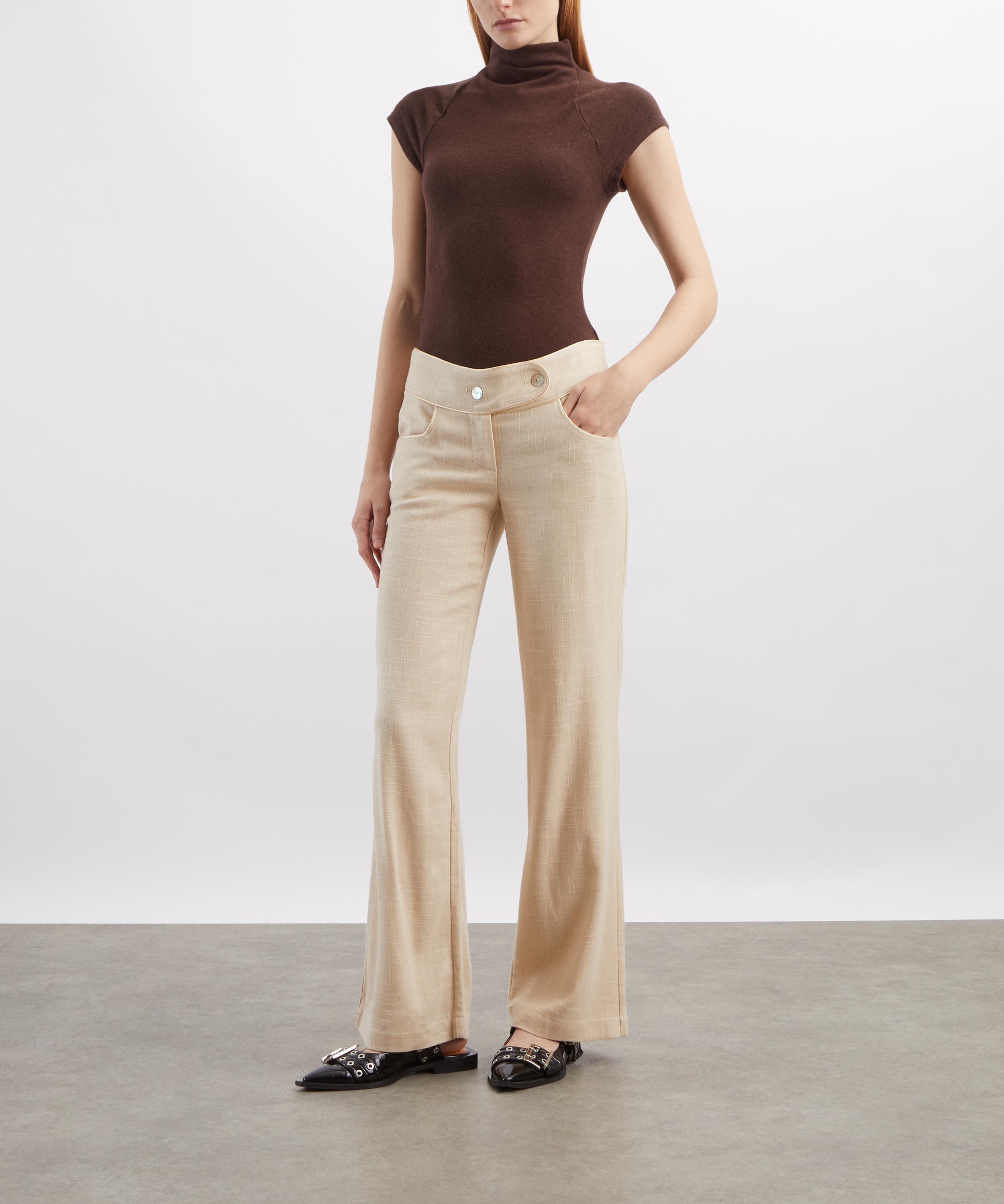 Coloma's - Andreas Wide-Leg Linen Trousers image number 1
