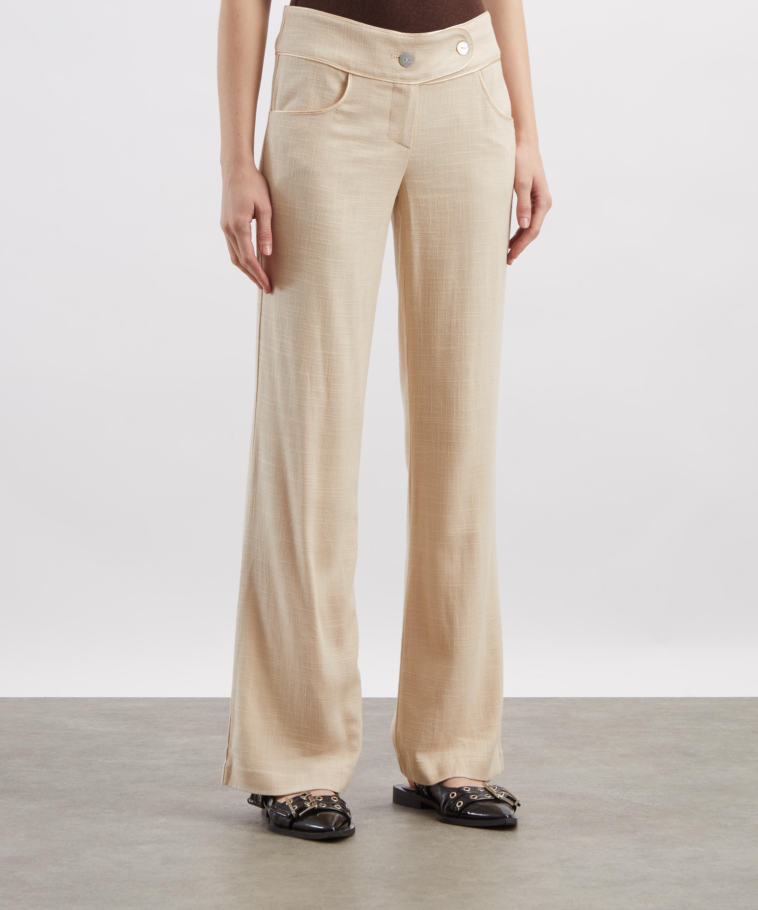 Coloma's - Andreas Wide-Leg Linen Trousers image number 2