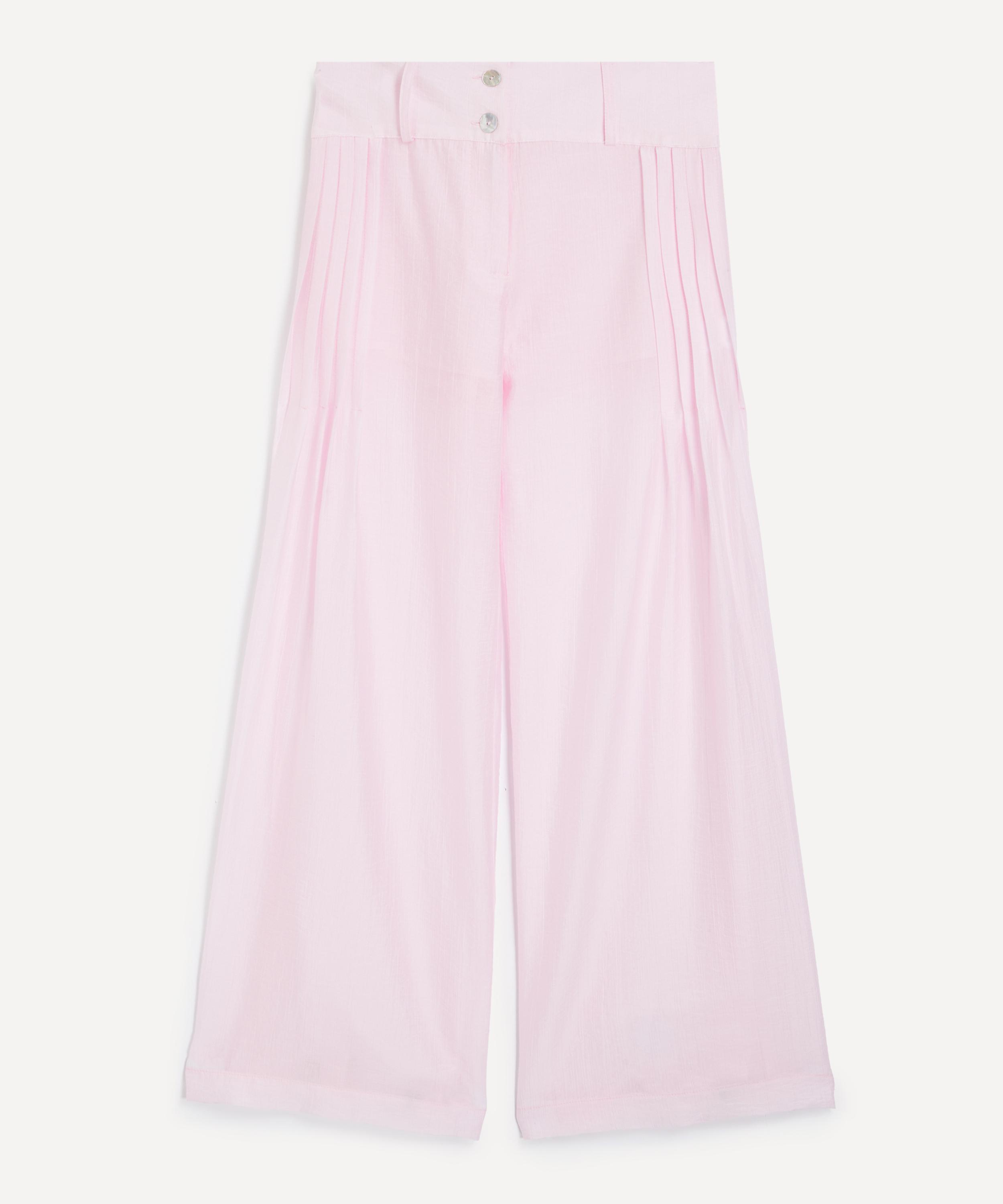Coloma's - Sarita Pink Wide-Leg Trousers