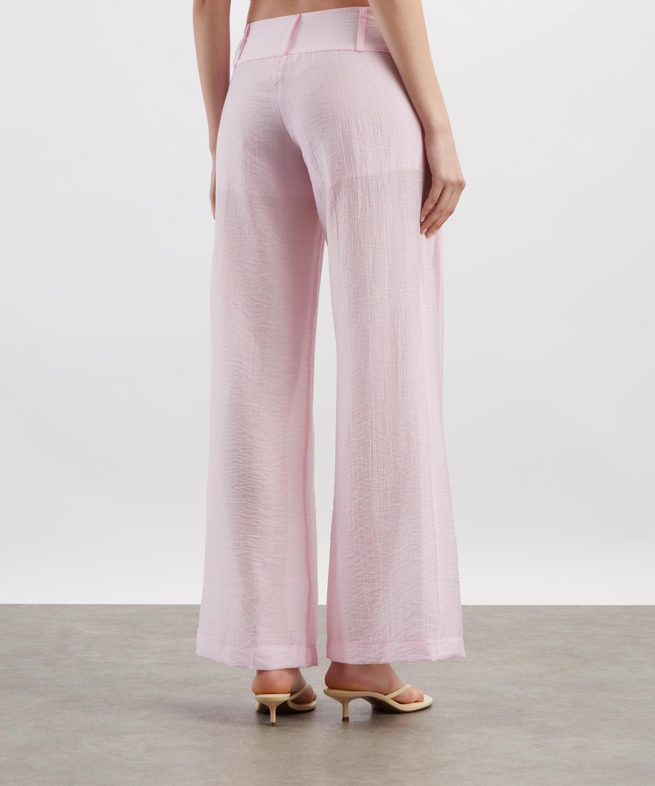 Coloma's - Sarita Pink Wide-Leg Trousers image number 3
