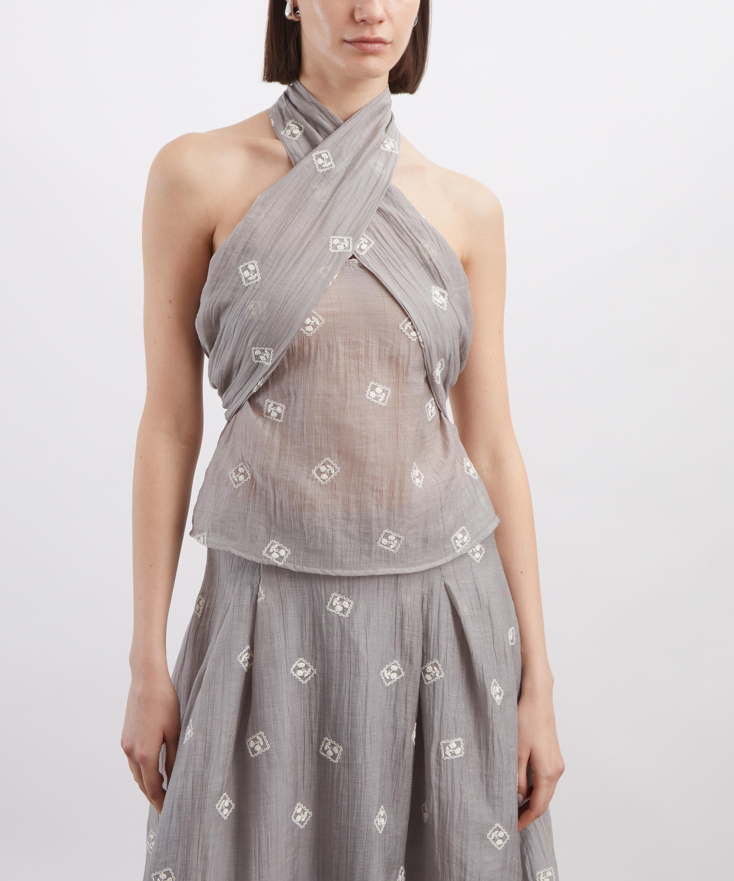 Coloma's - Nuria Grey Top image number 2