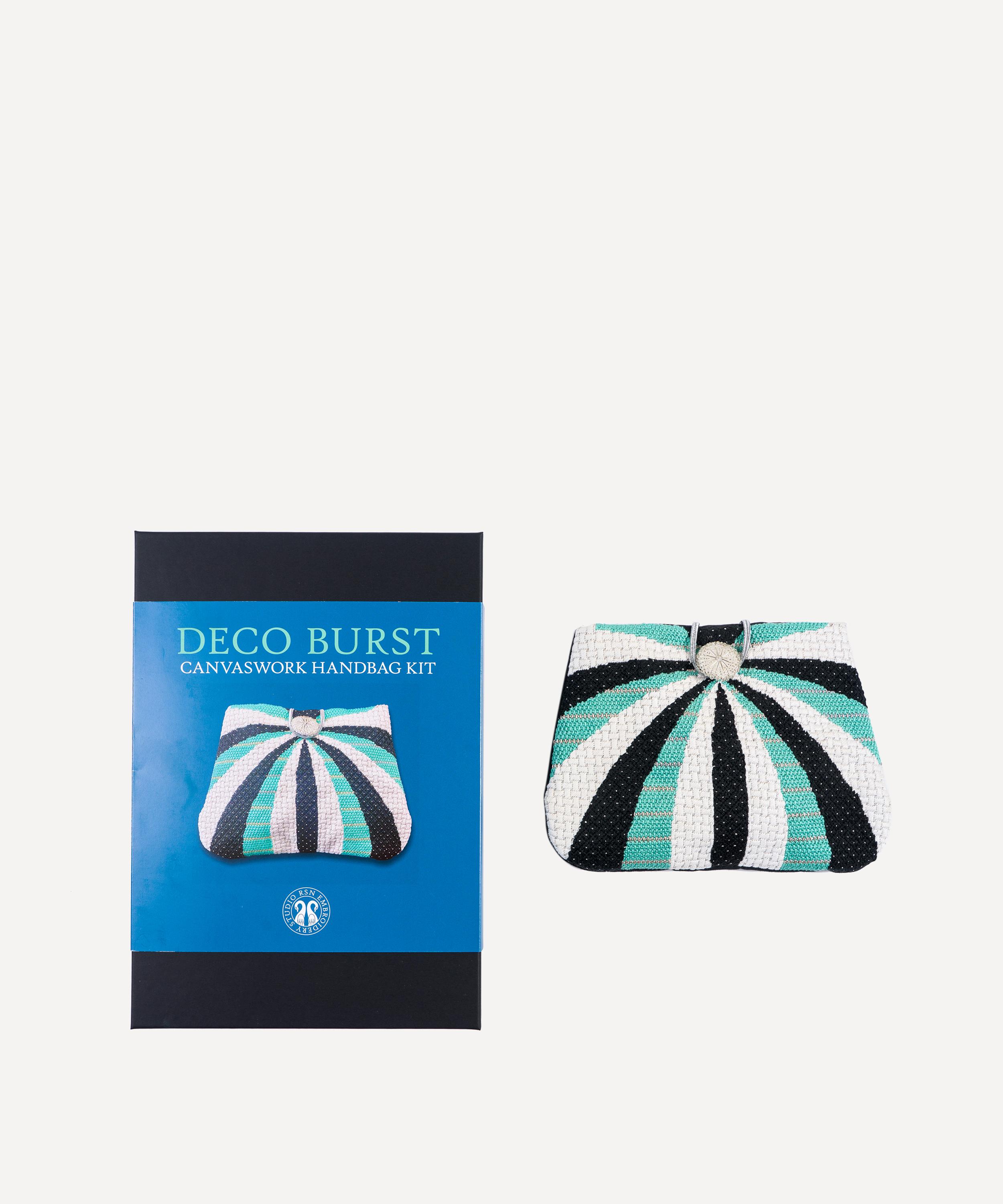 Royal School of Needlework - Deco Burst Handbag Embroidery Kit image number 0