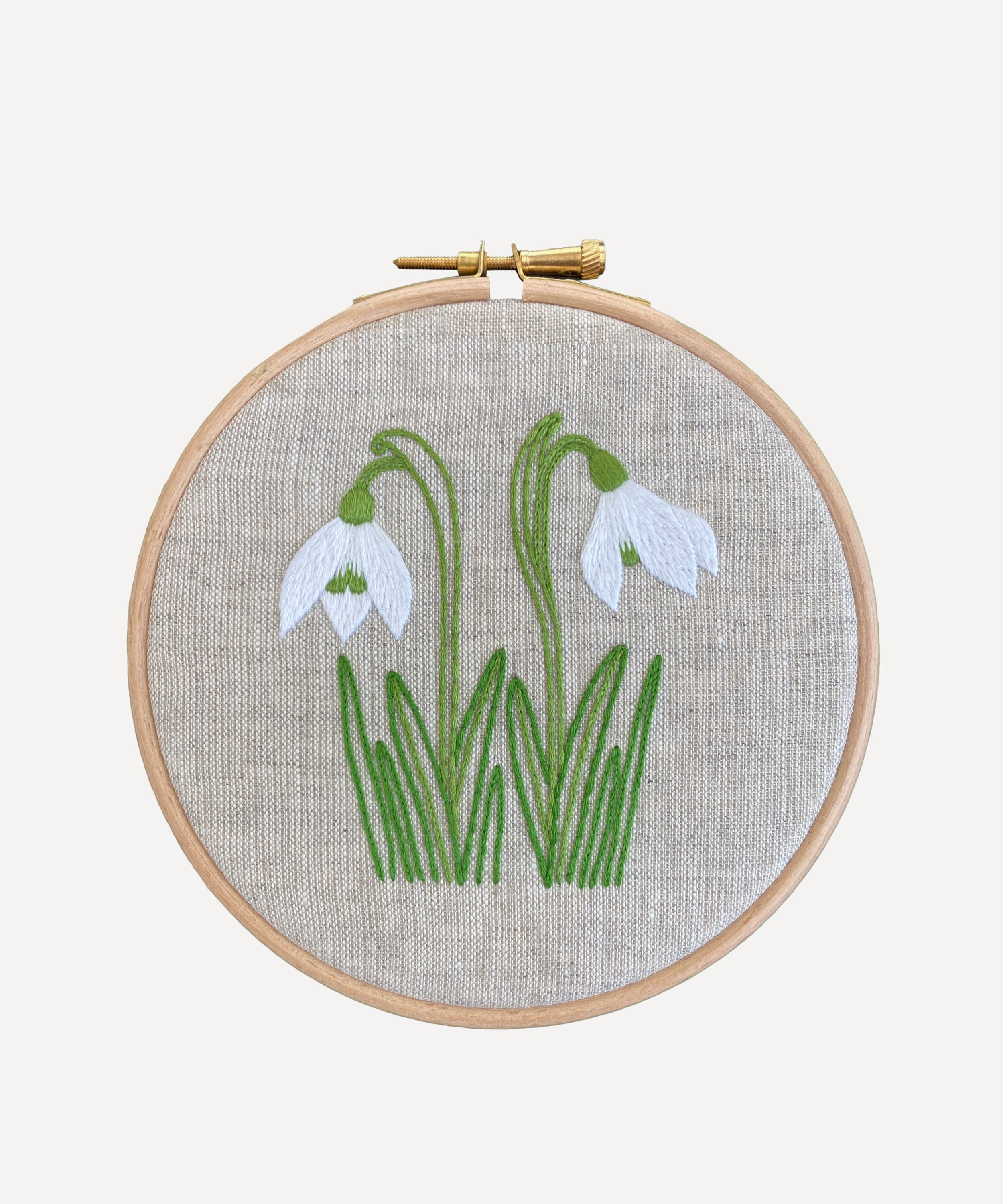 Royal School of Needlework - January Snowdrop Embroidery Kit