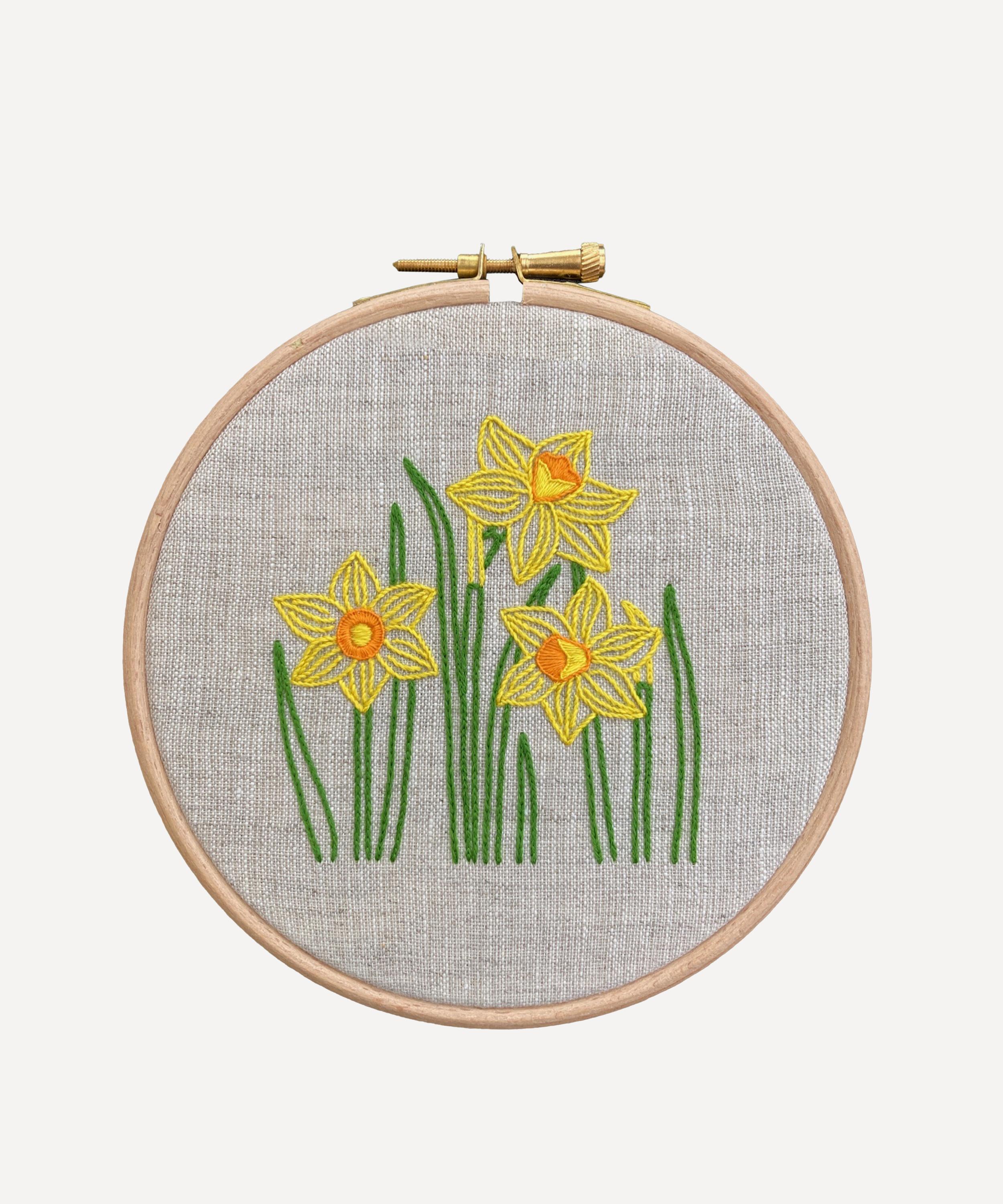Royal School of Needlework - March Daffodil Embroidery Kit