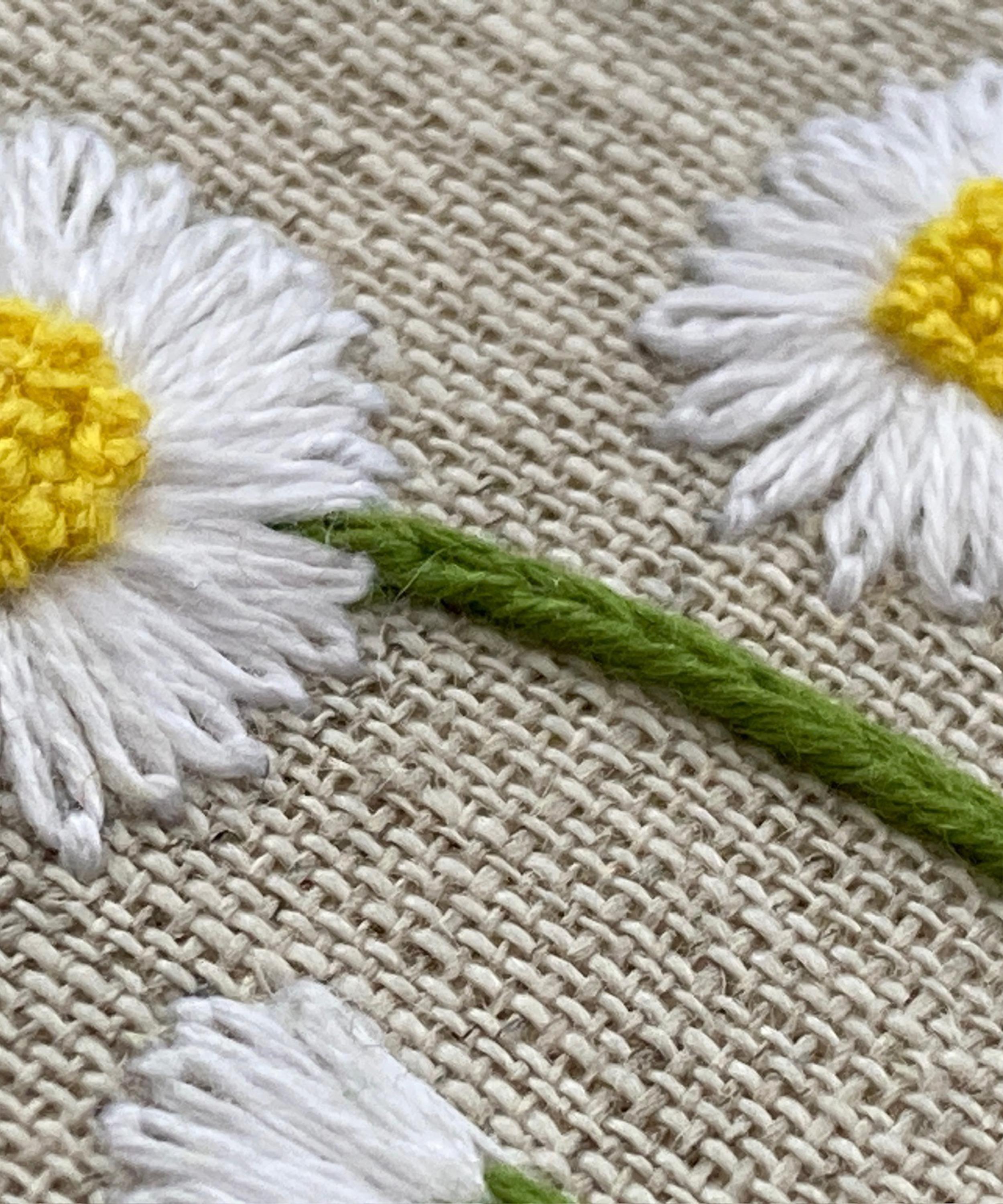 Royal School of Needlework - April Daisy Embroidery Kit image number 1