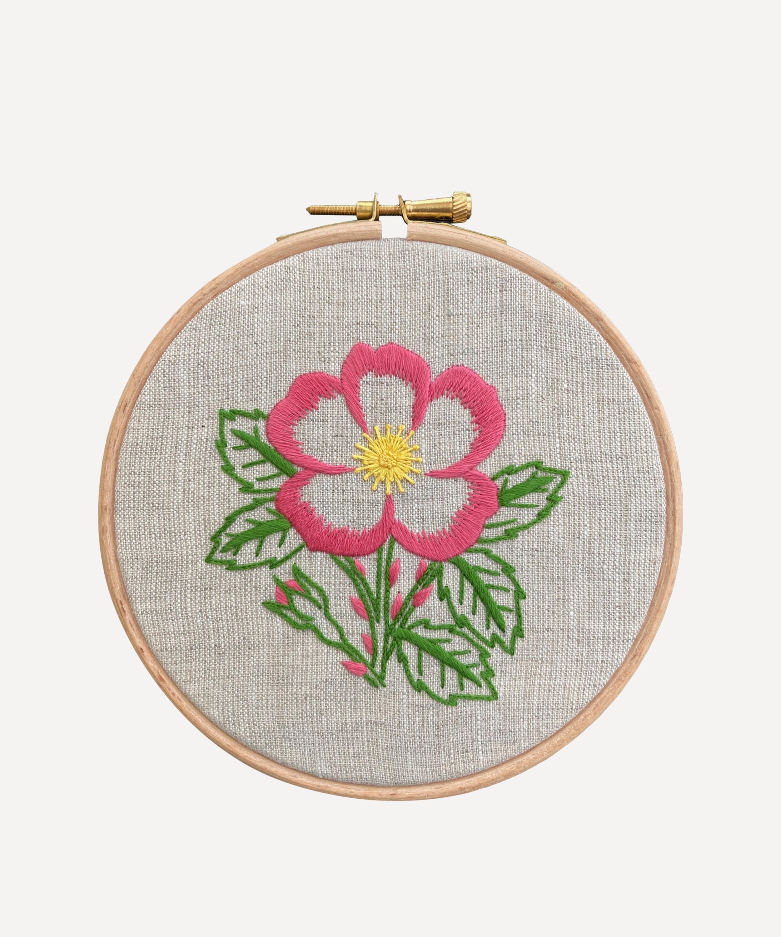 Royal School of Needlework - June Rose Embroidery Kit