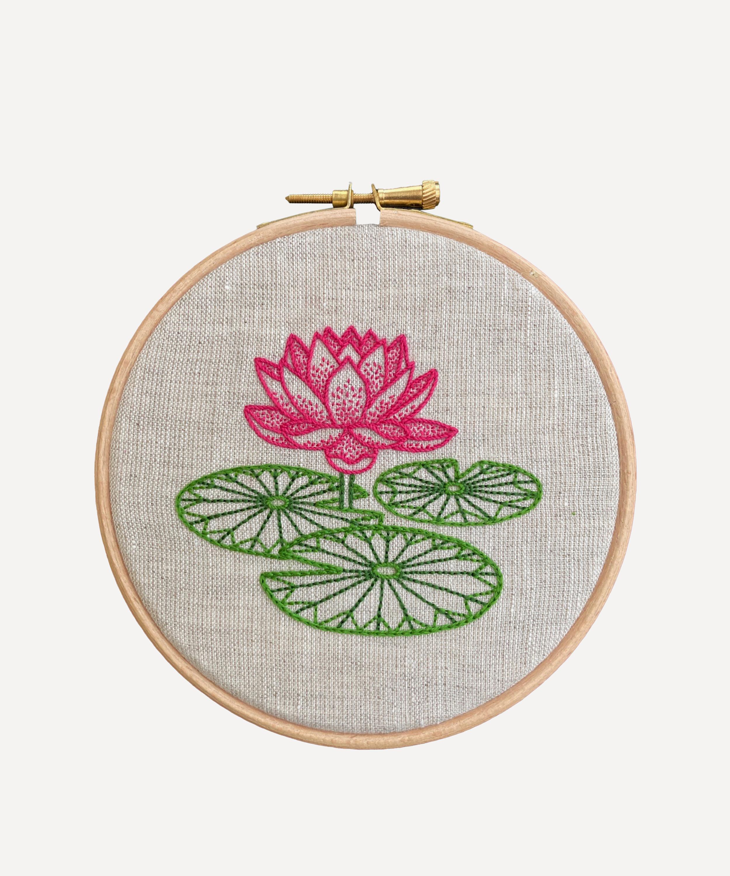 Royal School of Needlework - July Waterlily Embroidery Kit