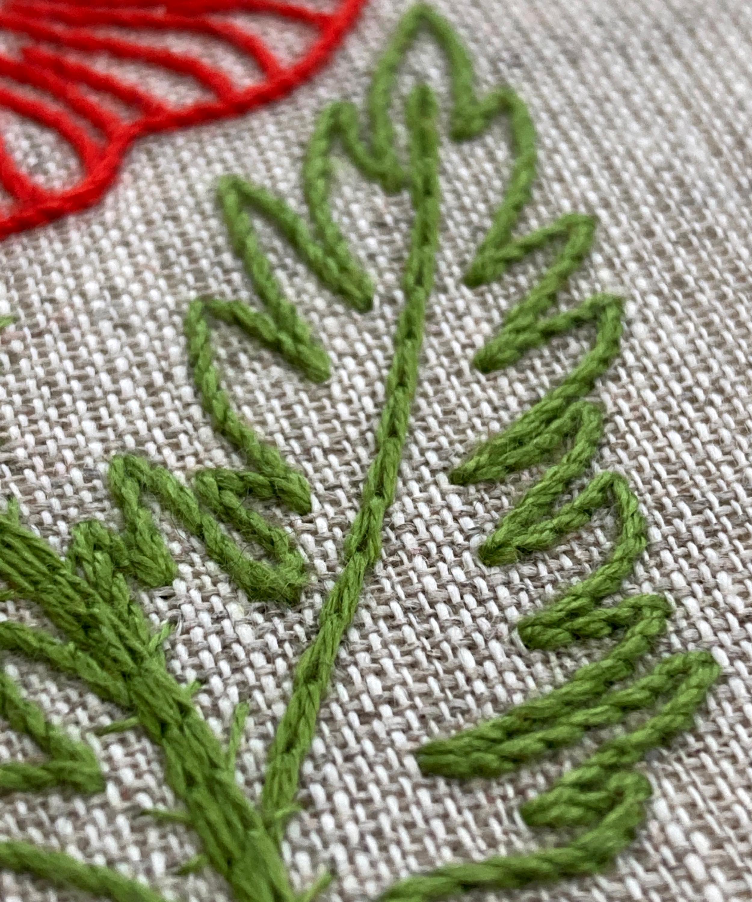 Royal School of Needlework - August Poppy Embroidery Kit image number 3