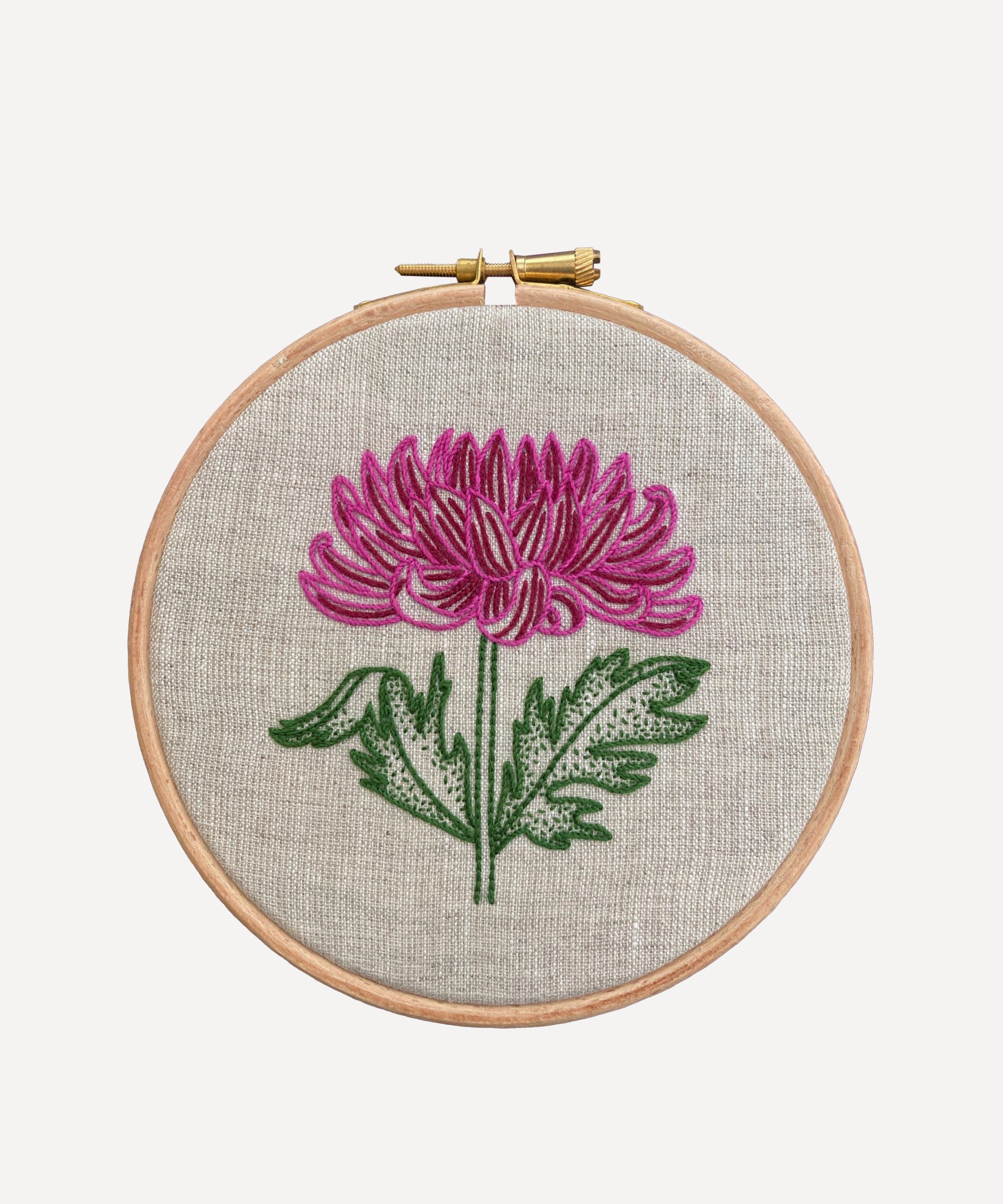 Royal School of Needlework - November Chrysanthemum Embroidery Kit